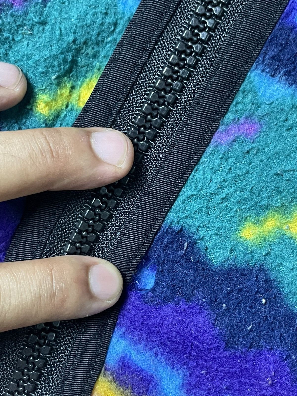 Japanese Brand × Vintage Great Heaven Sunbody Abstract Pattern Fleece Jacket (110) Size US L / EU 52-54 / 3 - 7 Thumbnail