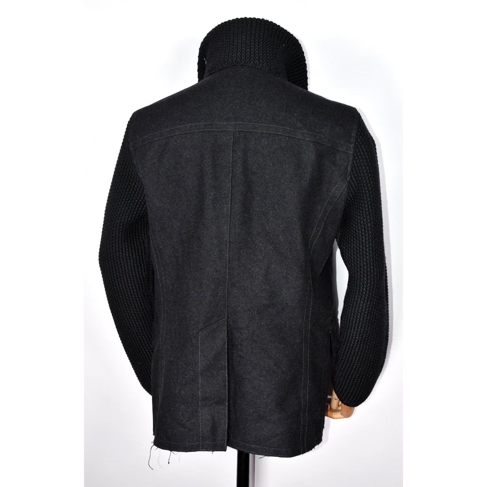 Pal Zileri Pal Zileri Lab Wool Jacket 52 Men Black Zip Casual Vintage No Size US L / EU 52-54 / 3 - 5 Thumbnail