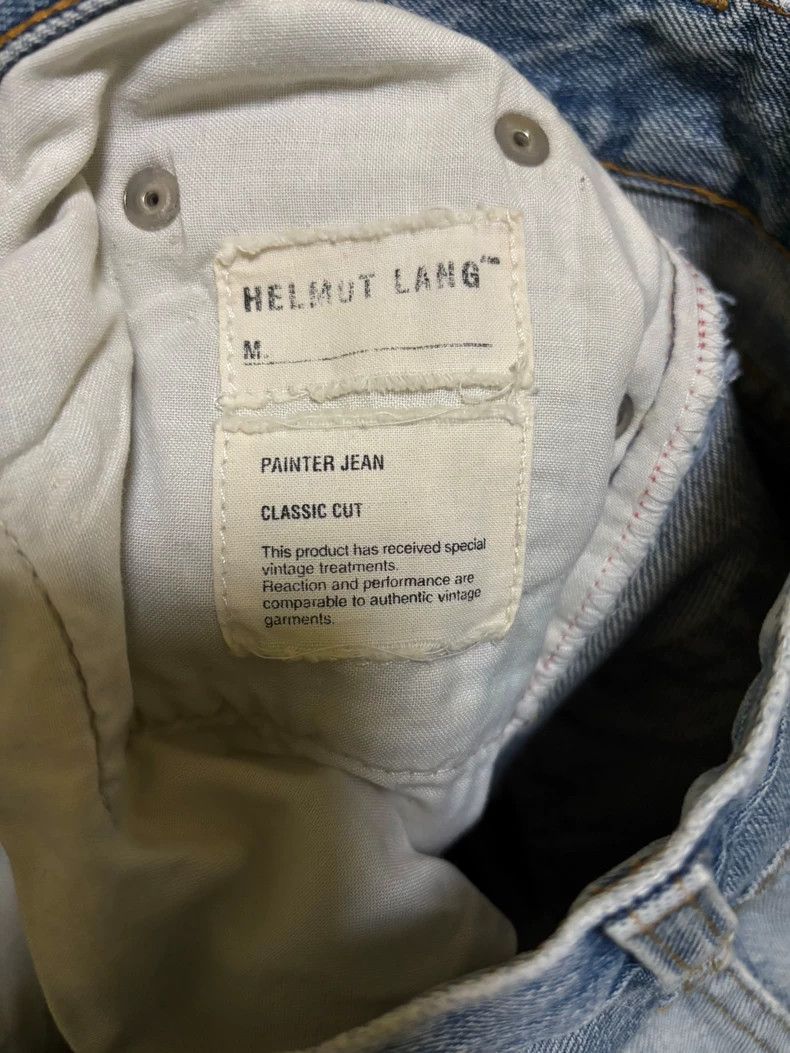 Helmut Lang HELMUT LANG size30 Blue water-splashed ink jeans Size US 30 / EU 46 - 6 Thumbnail