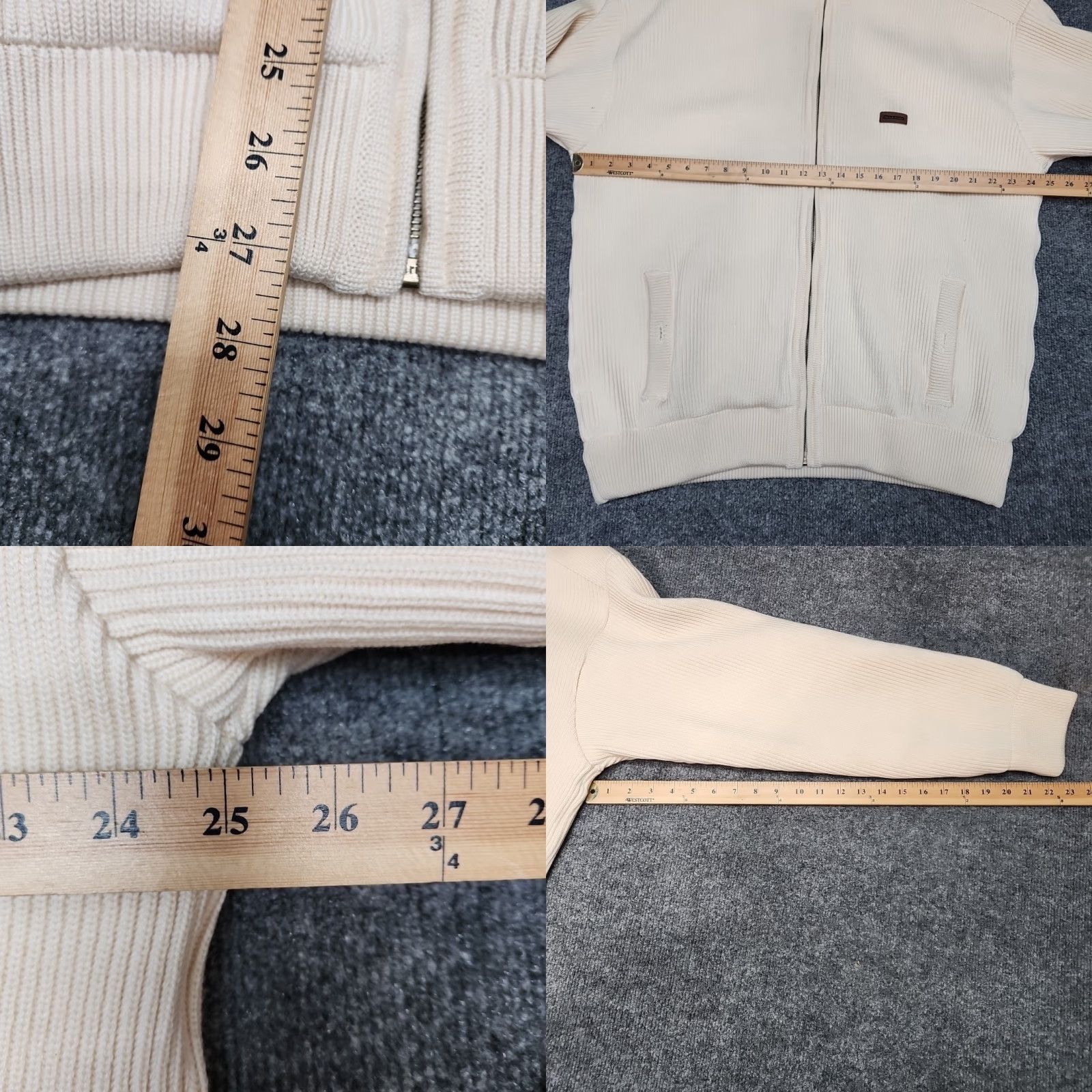 Paul & Shark VINTAGE Paul & Shark Yachting Sweat er Men 2XL Beige Virgin Wool Luxury Zip Pullover Shirt Size US XXL / EU 58 / 5 - 9 Thumbnail
