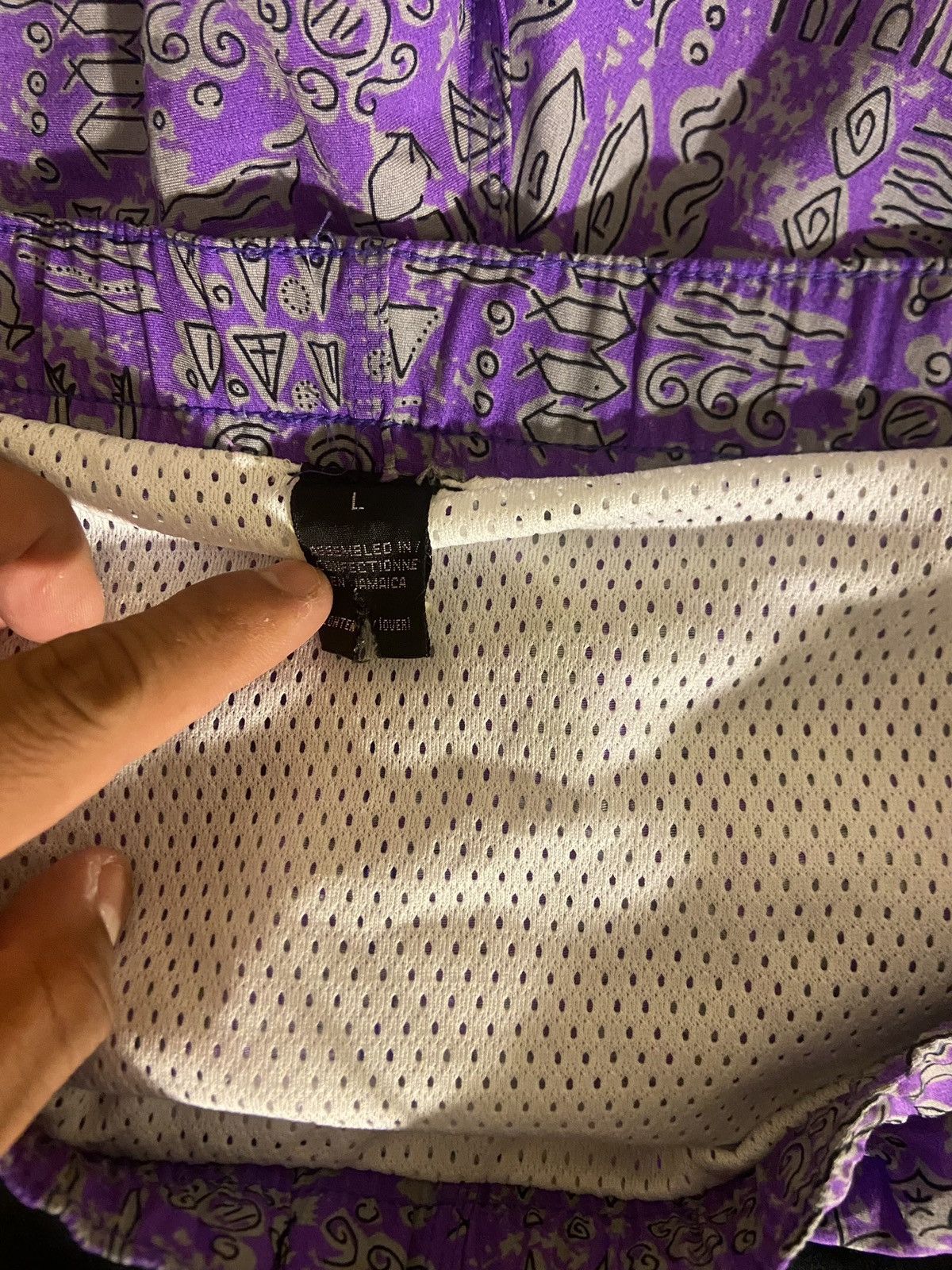 Patagonia × Vintage VTG PATAGONIA belted River Shorts Baggies purple 1992 Size US 32 / EU 48 - 5 Thumbnail