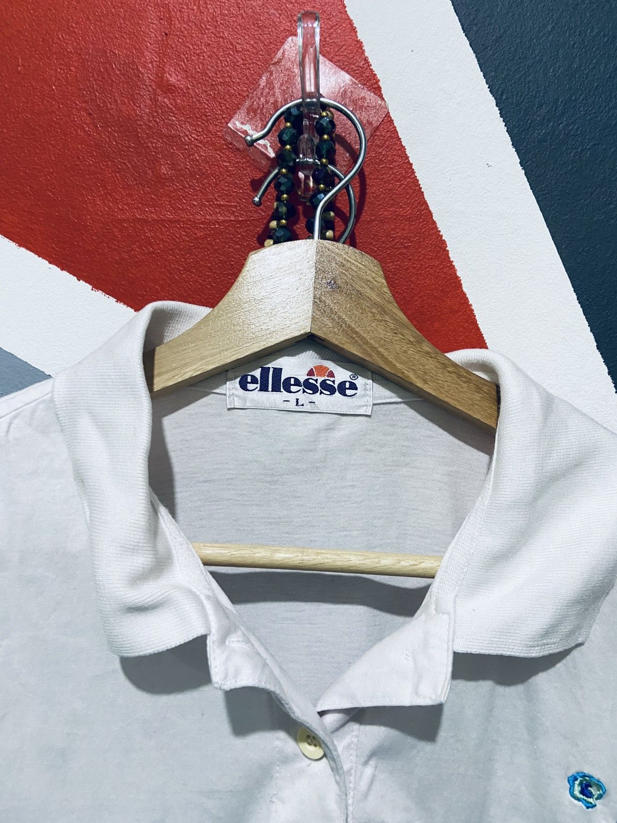 Ellesse Rare!! ELLESSE Collar Shirt Polos Large Size Size US L / EU 52-54 / 3 - 3 Thumbnail
