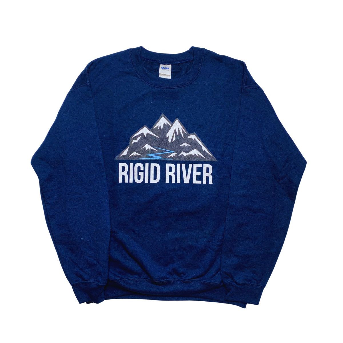 Other Rigid River - Navy Crewneck Size US M / EU 48-50 / 2 - 1 Thumbnail