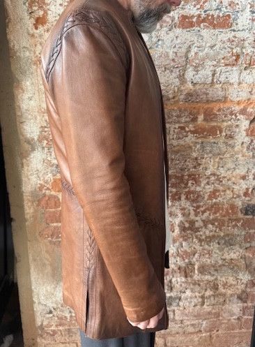 Soul Revolver Soul Revolver Ranger Coat – Brown Leather Duster – L Size US L / EU 52-54 / 3 - 4 Thumbnail
