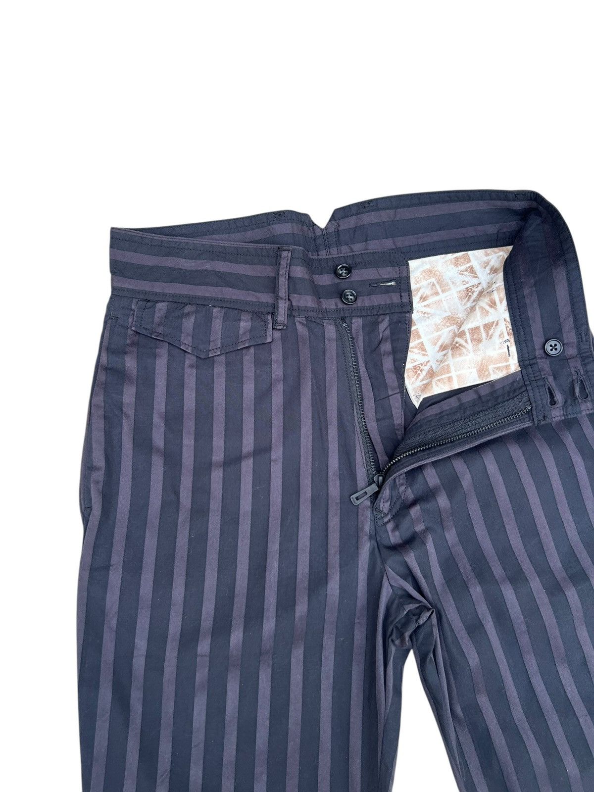 Bed j.w. Ford MOTEL By Keisuke Kohsaka Vertical Striped Cropped Pant Size US 31 - 6 Thumbnail