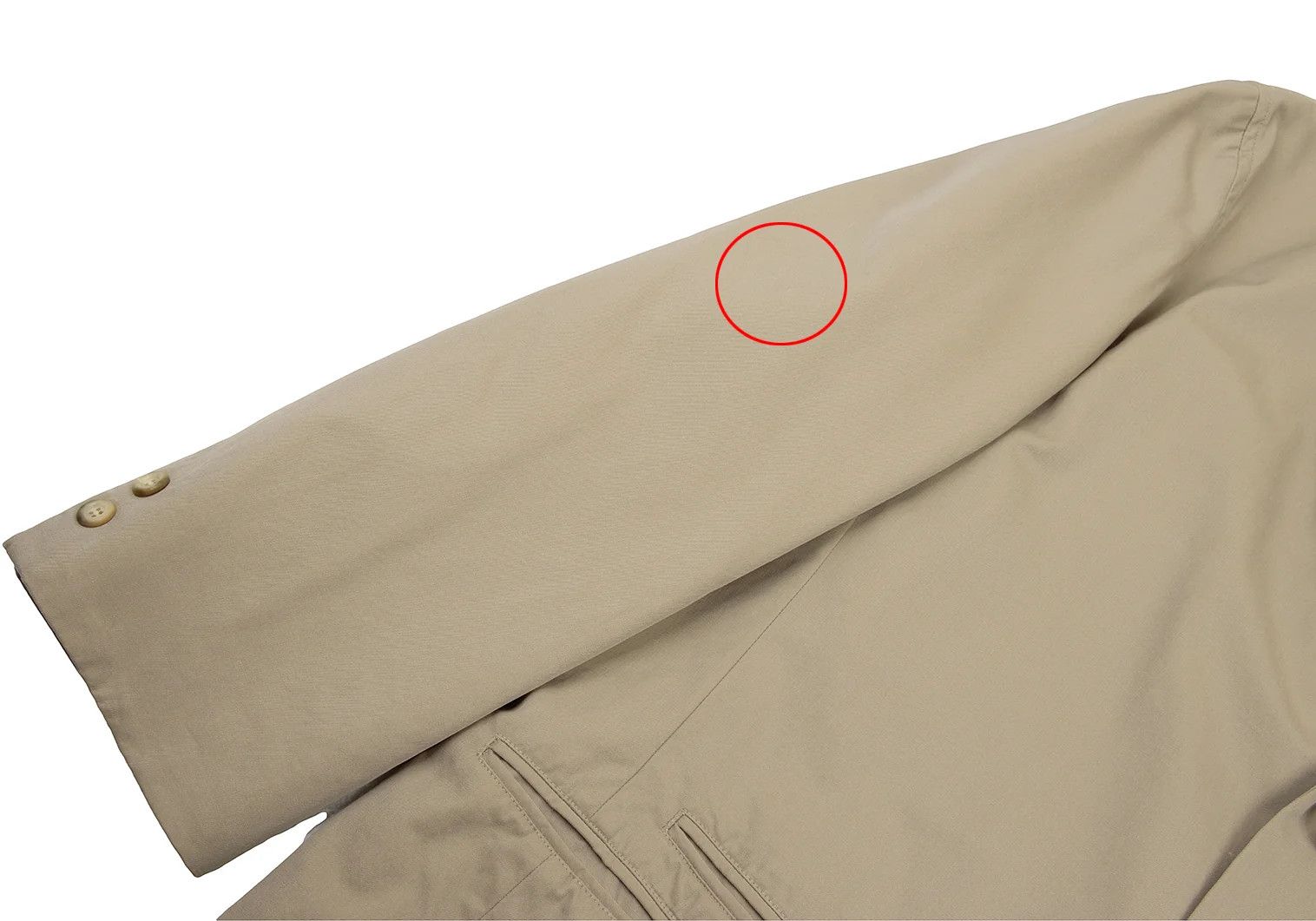 Issey Miyake Cotton Multi-Pocket Design Jacket in Beige, Size S Size US S / EU 44-46 / 1 - 7 Thumbnail