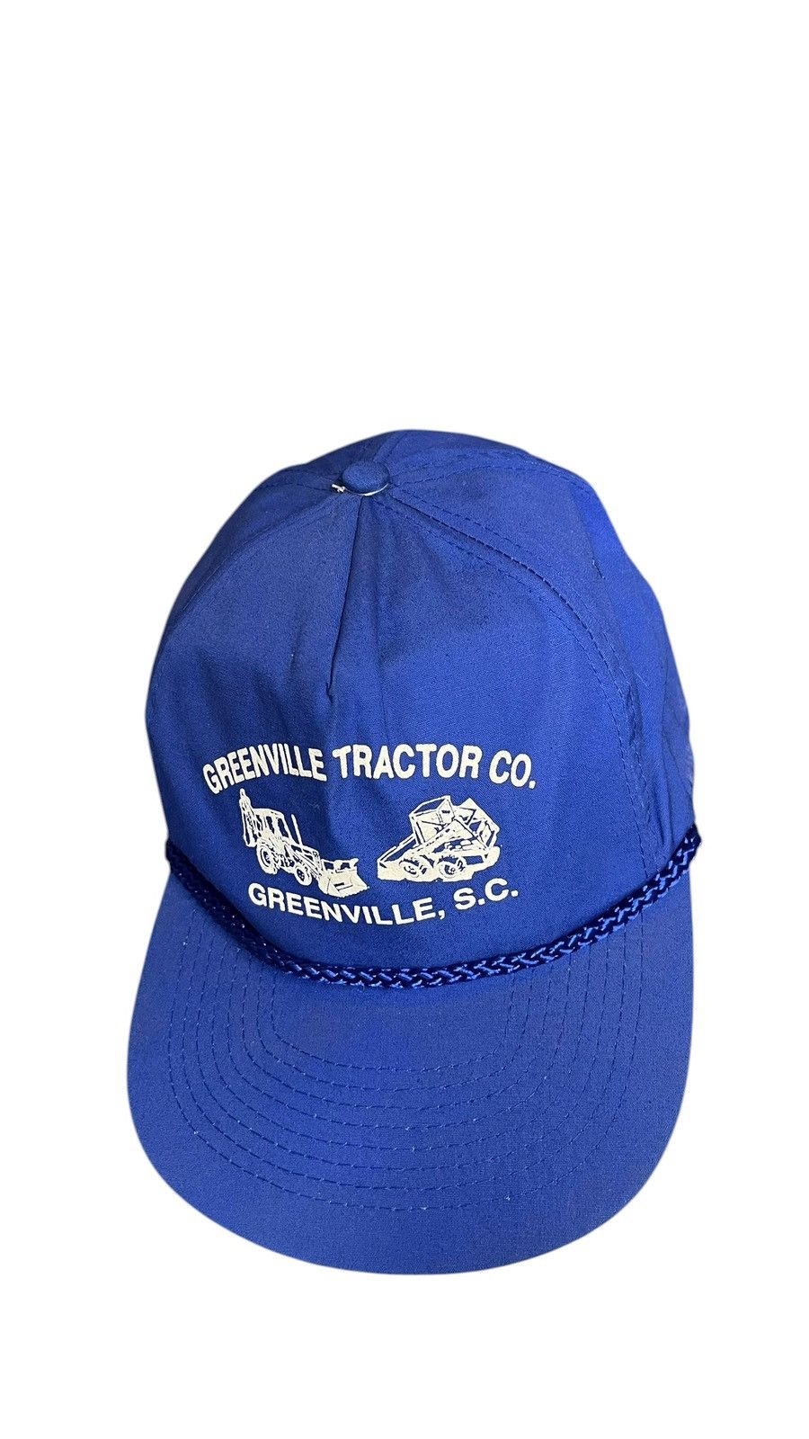 Other Vintage Greenville Tractor Co. Blue Snapback Hat Size ONE SIZE - 5 Thumbnail