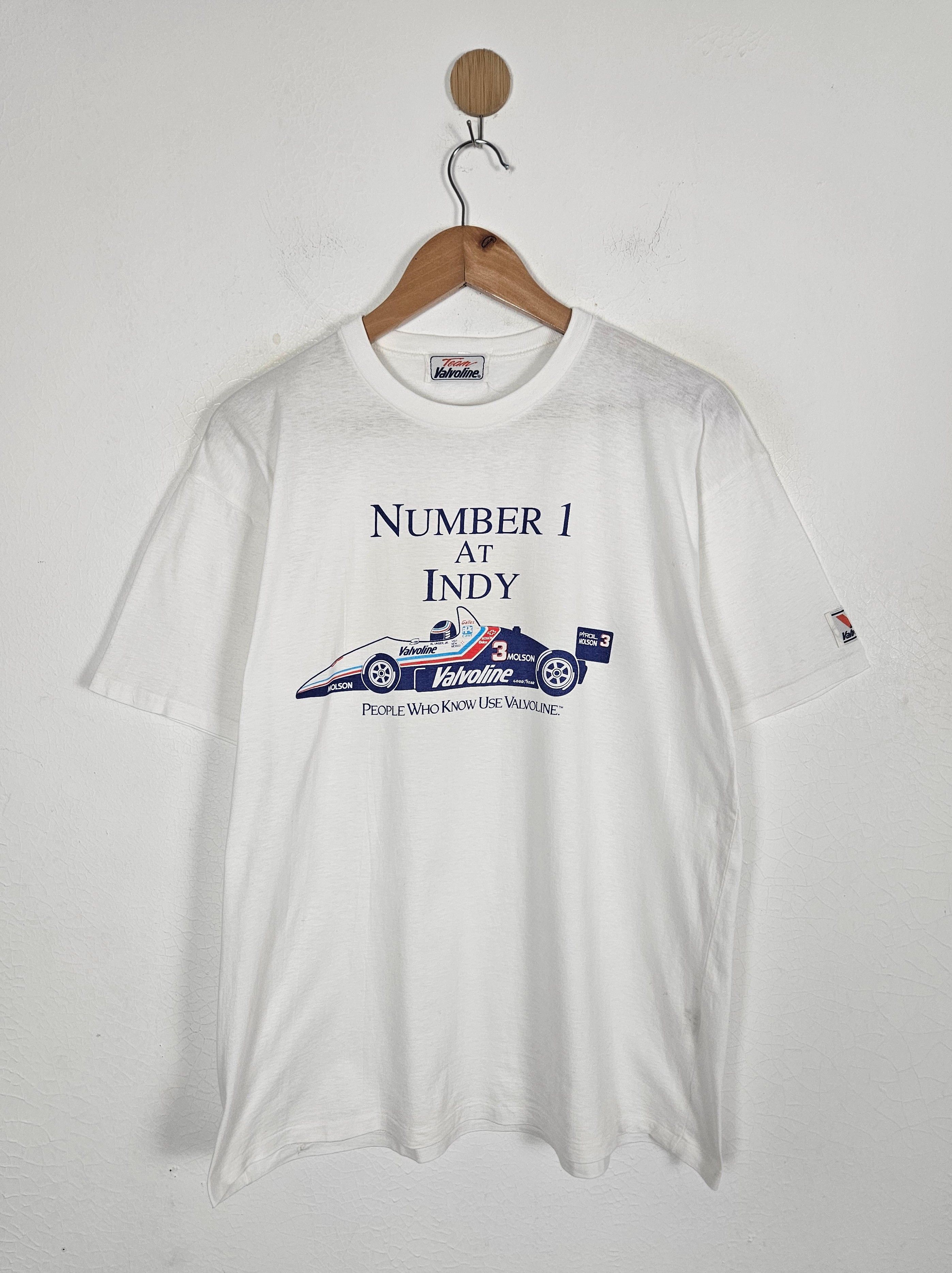 Vintage Vintage Valvoline Indy Racing Team Shirt 90s Size US L / EU 52-54 / 3 - 1 Thumbnail
