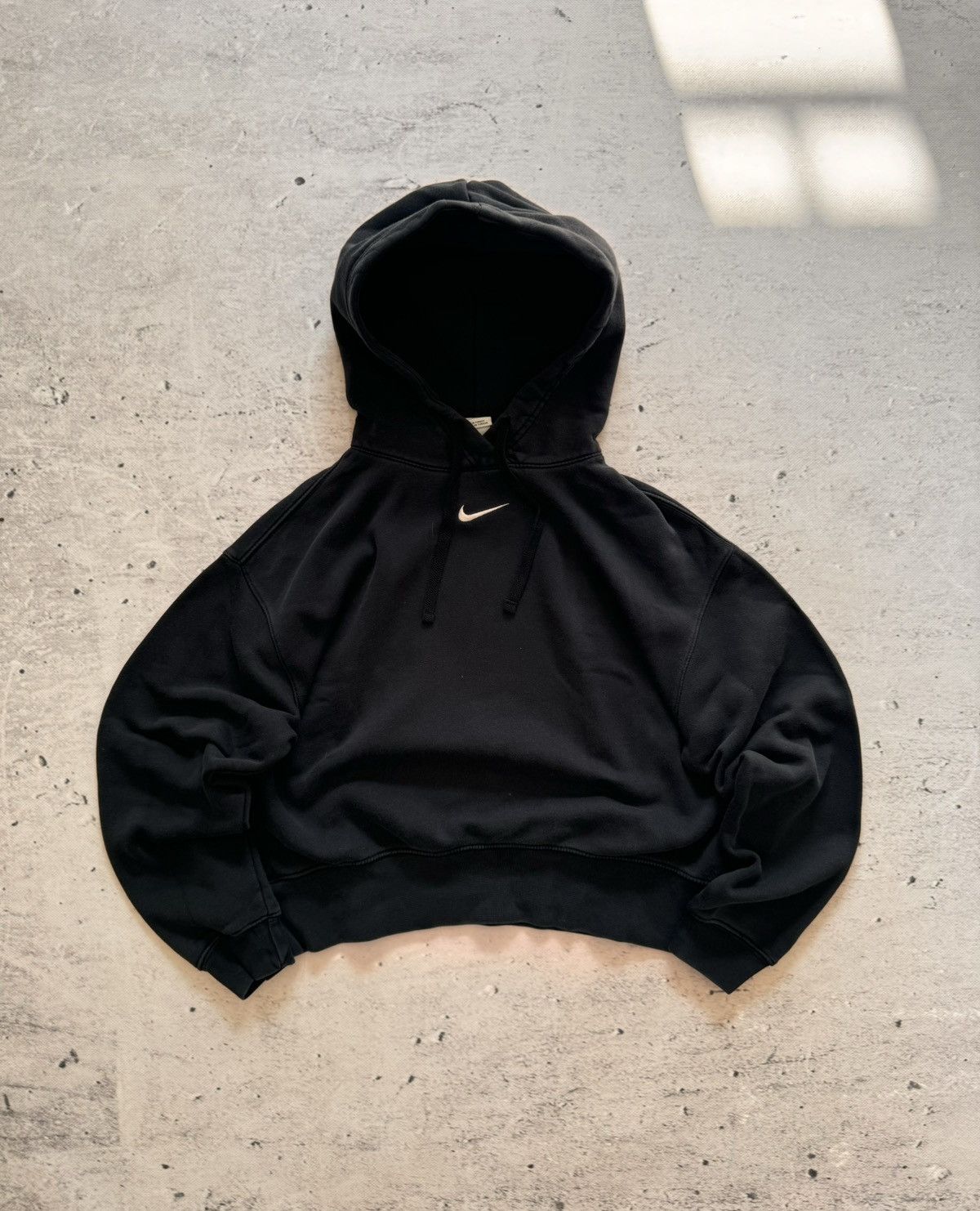 Nike × Vintage NIKE VINTAGE CENTER LOGO OVERSIZE BOXY HOODIE Size US S / EU 44-46 / 1 - 1 Thumbnail