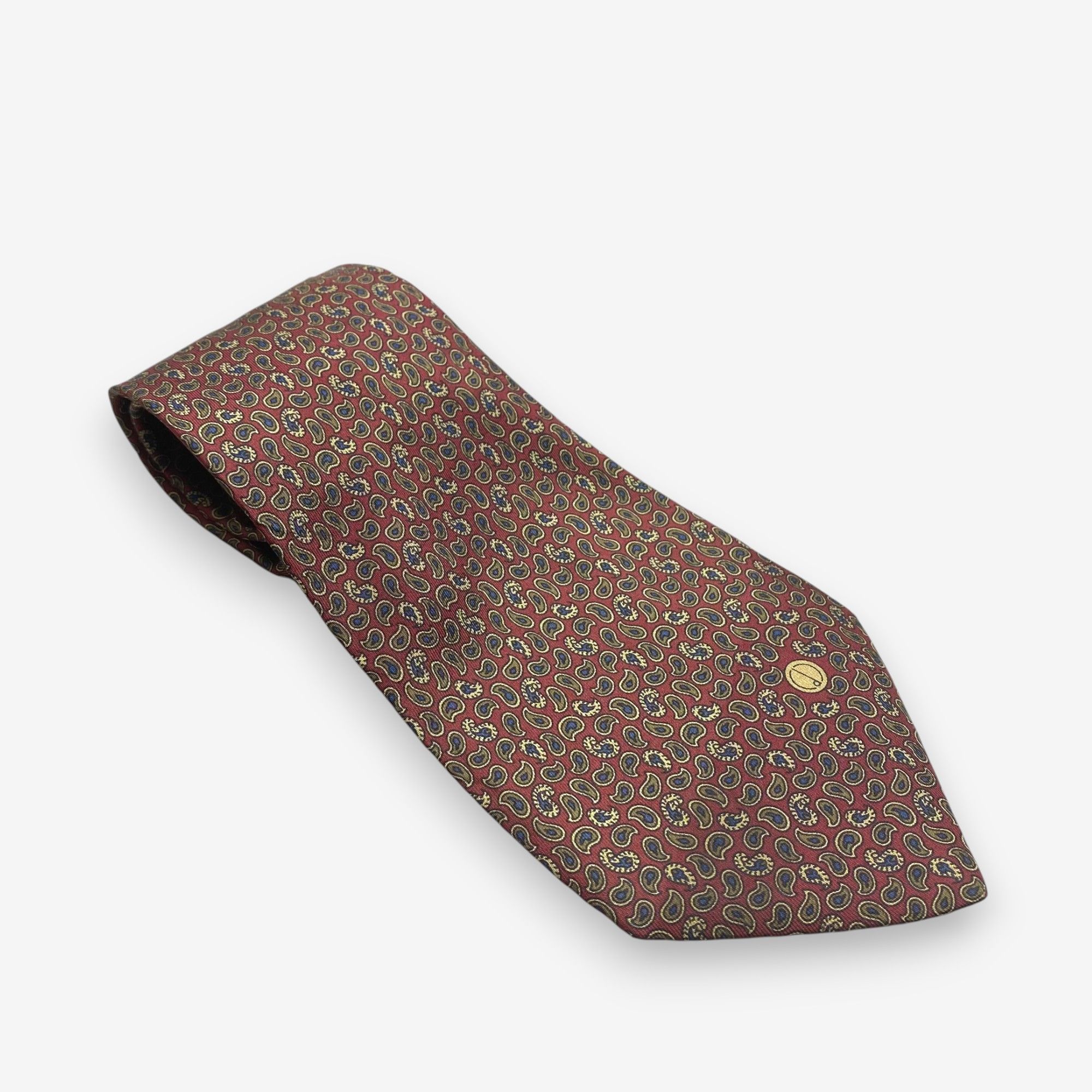 Alfred Dunhill Vintage Alfred Dunhill SILK Necktie Cravate Pure Silk Size ONE SIZE - 1 Thumbnail