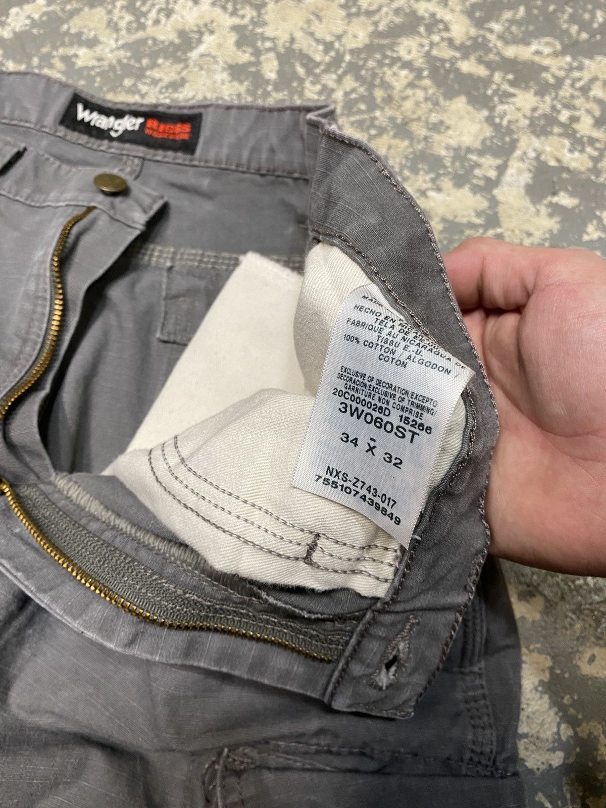Carhartt × Dickies × Vintage Vintage Wrangler Riggs Carpenter Double Knee Baggy Fit Pants Size US 35 - 11 Thumbnail