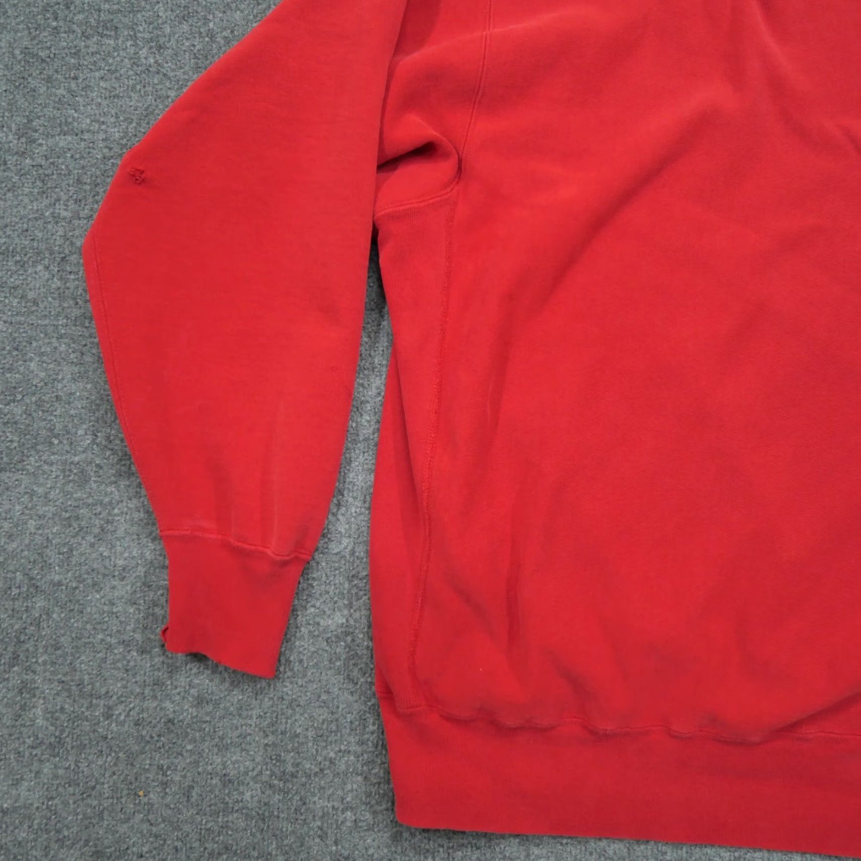 Lands' End VINTAGE Lands' End Sweatshirt Mens Pullover Crew Neck Cotton Blend Red XL Tall Distressed Holes 90s University Logo All Seasons Size US XL / EU 56 / 4 - 2 Thumbnail