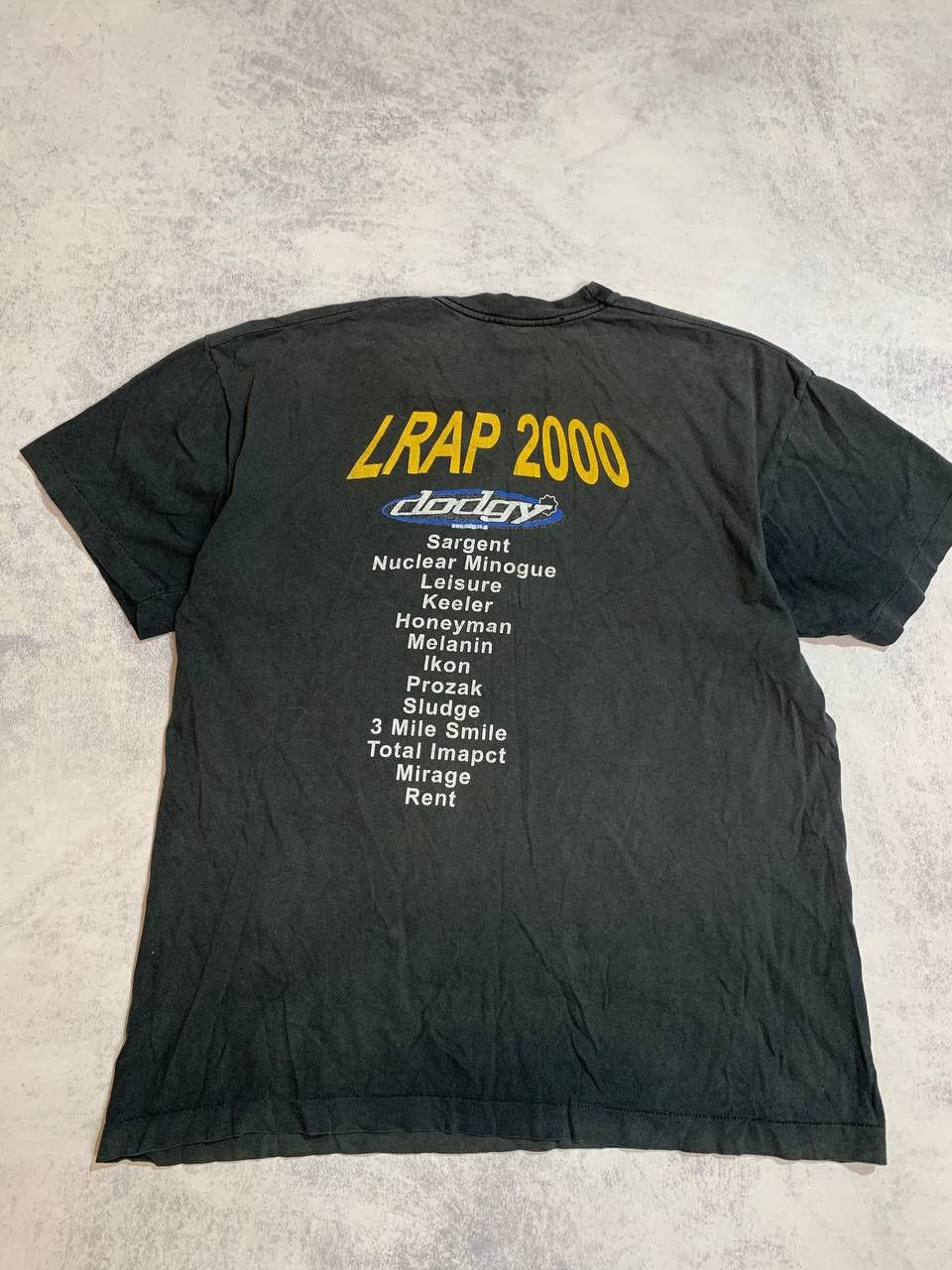 Vintage LRap ultrarare vintage distressed man tee Size US L / EU 52-54 / 3 - 1 Thumbnail