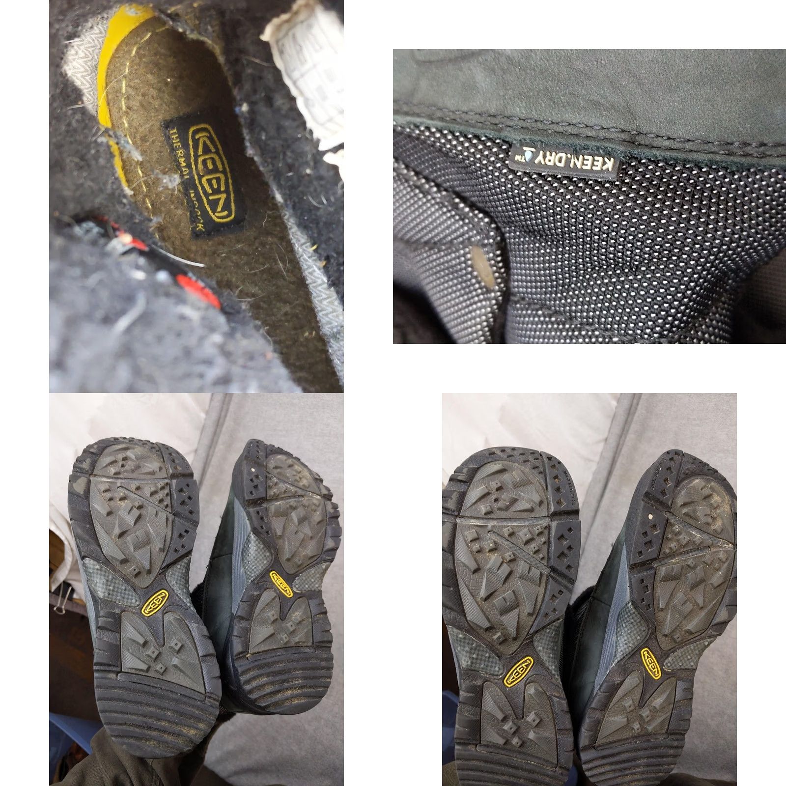 KEEN KEEN Snow Boots Womens 7.5 Black Nubuck Ankle Waterproof Pull On Winter Insulated Size US 8 / IT 38 - 8 Thumbnail