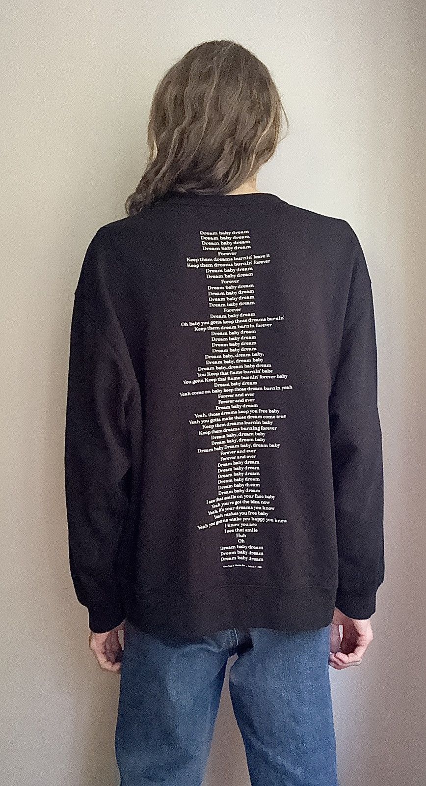 Dries Van Noten AW22 'Runway' Dream Baby Dream Sweatshirt