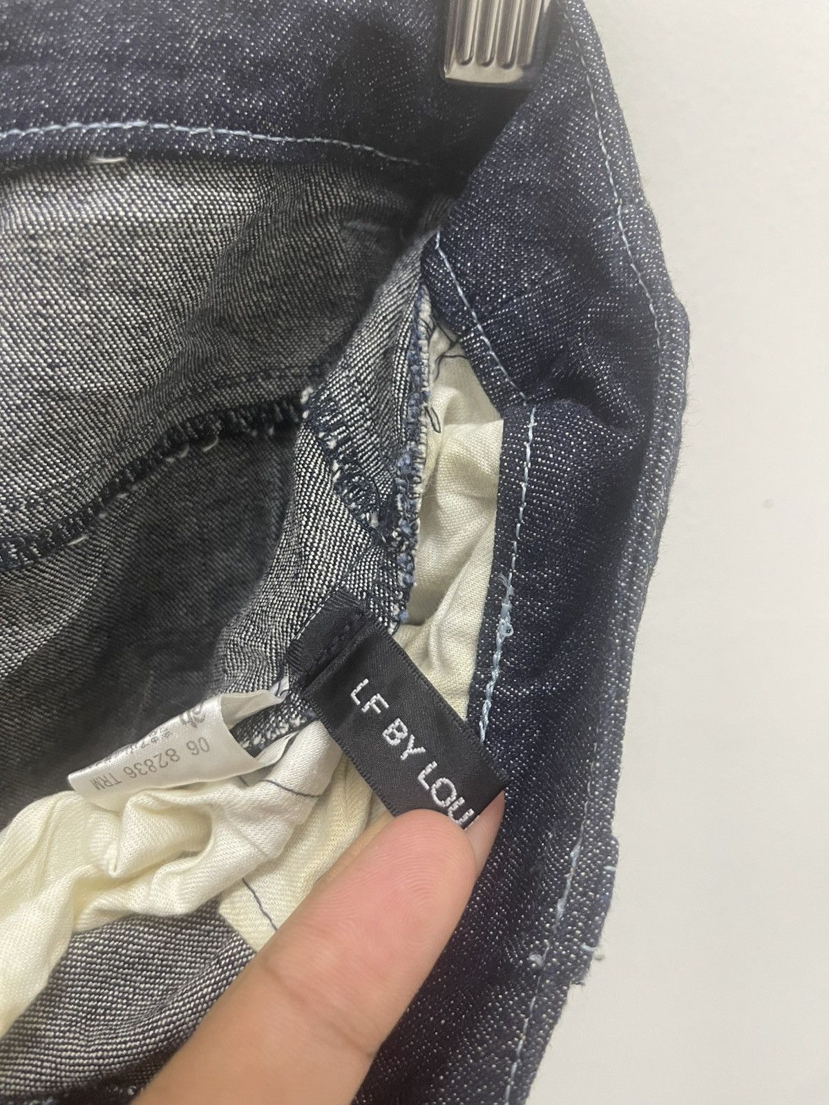 Louis Feraud Rare Vintage LF By LOUIS FERAUD Flare Designer Denim Size 27" / US 4 / IT 40 - 12 Thumbnail