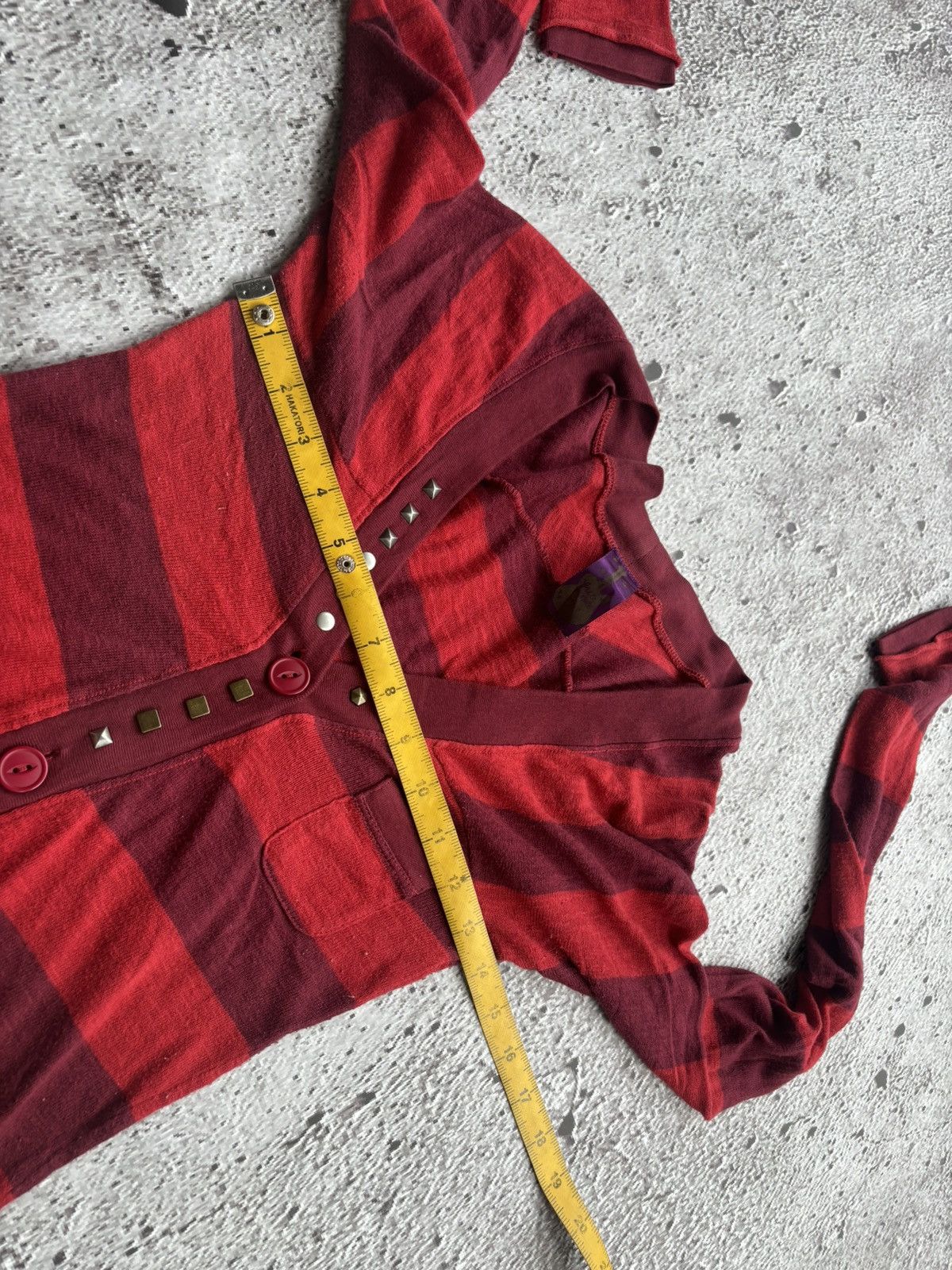 Hysteric Glamour Y2k Studded Stripe Ifsixwasnine Punk style Size US XS / EU 42 / 0 - 10 Thumbnail