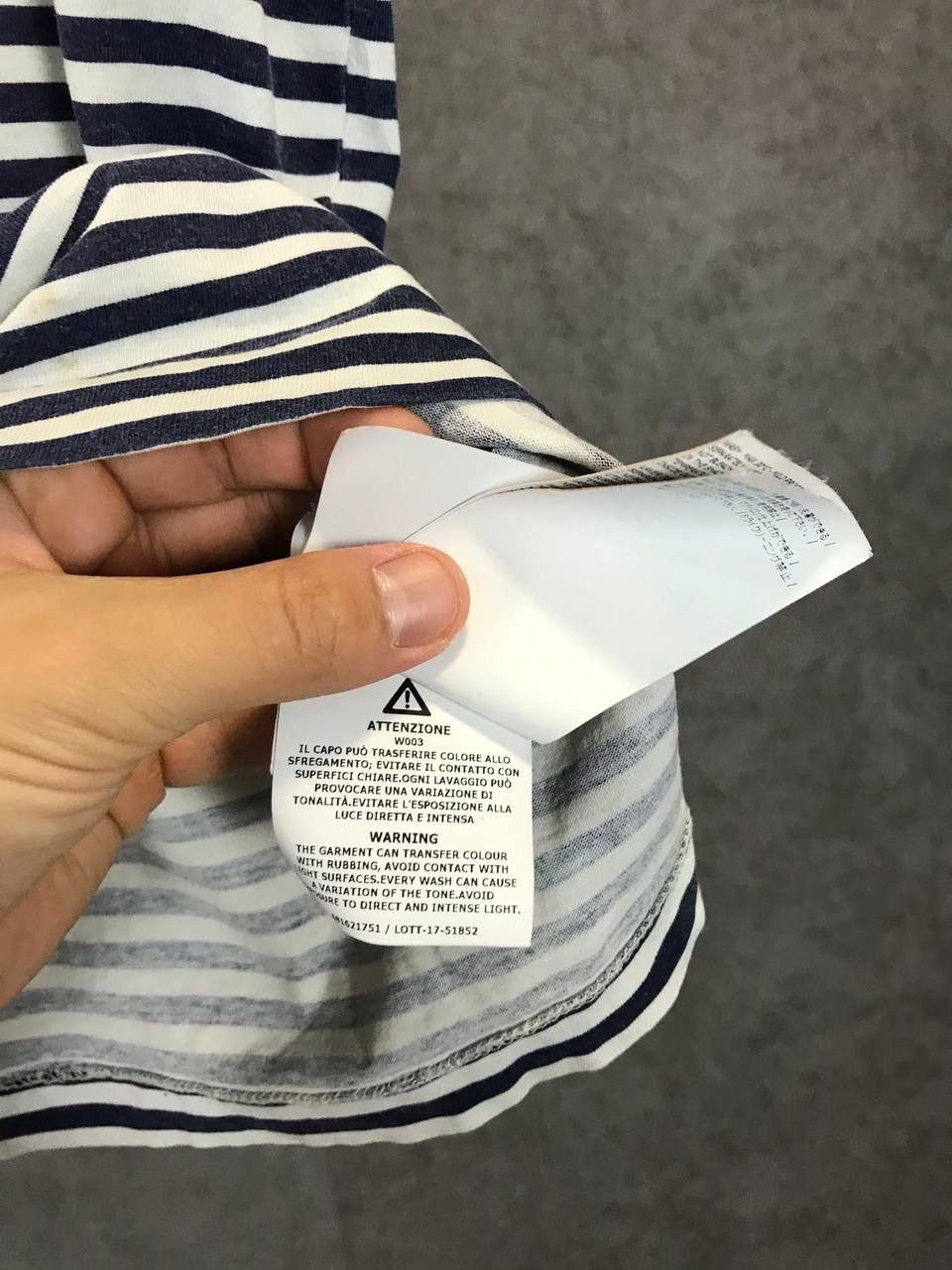 Other Stone Island Junior 10/142 big center logo striped tee Size US XXS / EU 40 - 6 Thumbnail