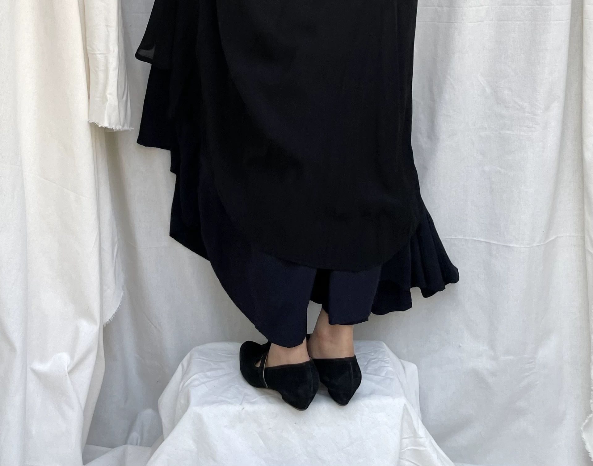 Kenzo KENZO 1982 Blue-Black Suede Pointed-Toe Shoes Size US 8 / IT 38 - 4 Thumbnail
