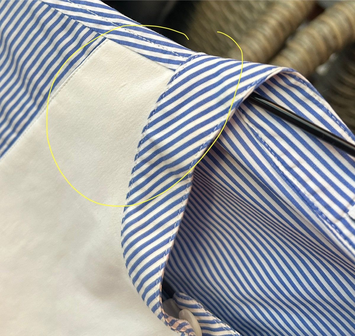 Loewe Loewe Asymmetrical Two Tone Striped Tuxedo Button-Up Shirt Size XS / US 0-2 / IT 36-38 - 12 Thumbnail