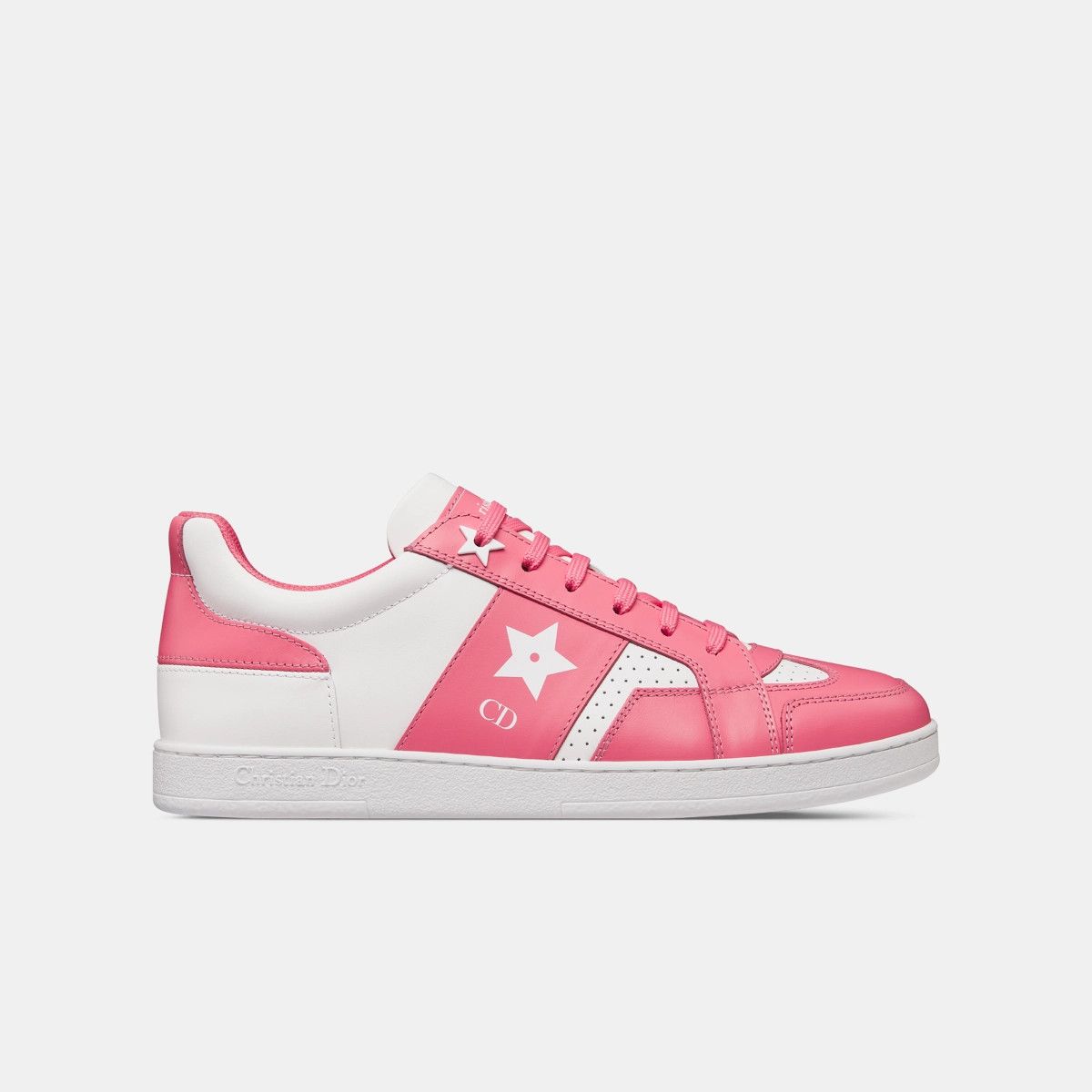 Dior o1bcso1str0226 Dior Star Sneaker in White/Candy Pink Size US 7 / IT 37 - 1 Thumbnail