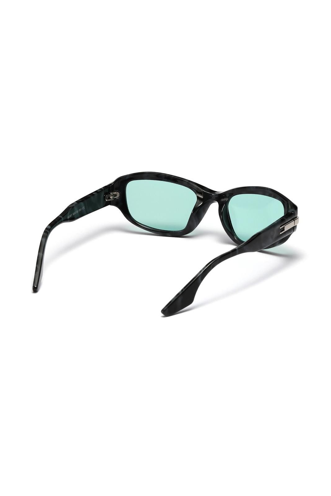 Other Y2k Avant Garde Futuristic Black Blue Sunglasses Unisex OS Size ONE SIZE - 3 Thumbnail