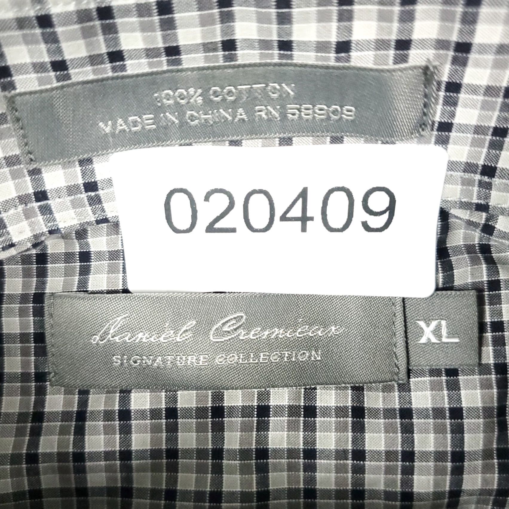 Cremieux Daniel Cremieux Gray Plaid Button-Up Shirt Mens XL Long Sleeve Casual Preppy Size US XL / EU 56 / 4 - 7 Thumbnail