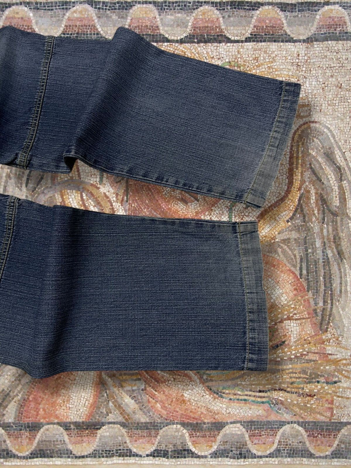 Japanese Brand Vintage 1990s Japan Designer Transer Double Knee Baggy Denim Size US 28 / EU 44 - 12 Thumbnail