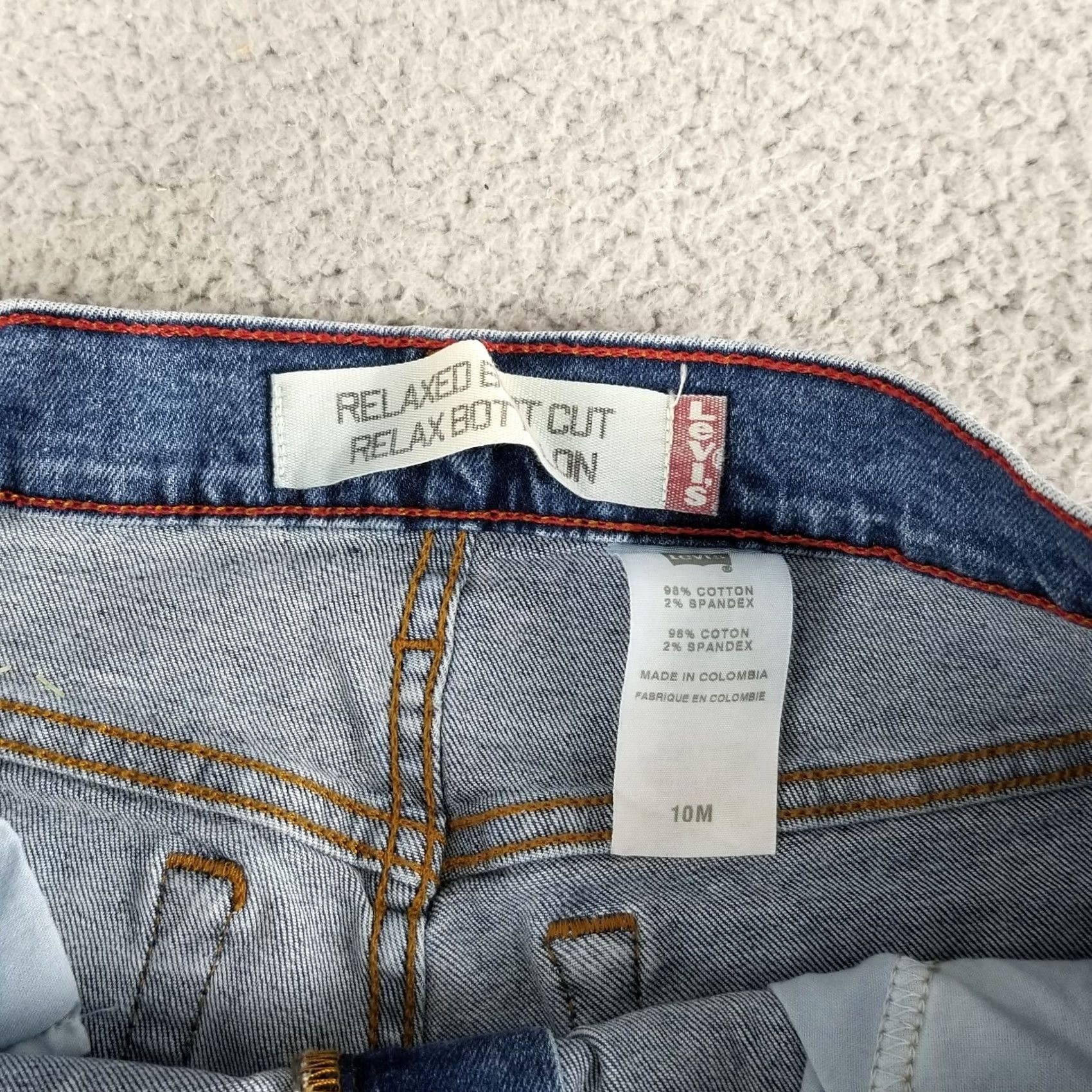 Levi's Levi's 550 Relaxed Boot Cut Jeans 30X30 Blue Denim Mid Rise Med Wash Womens Jeans Size 30" / US 8 / IT 44 - 4 Thumbnail