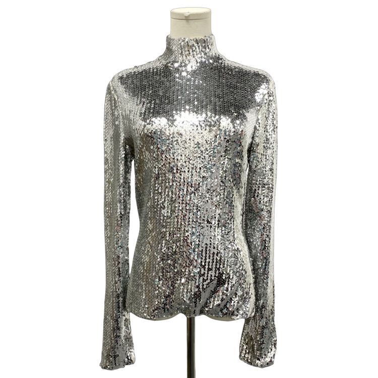 Dior Dior Sequined Long Sleeve Top Size 42 Size M / US 6-8 / IT 42-44 - 1 Thumbnail