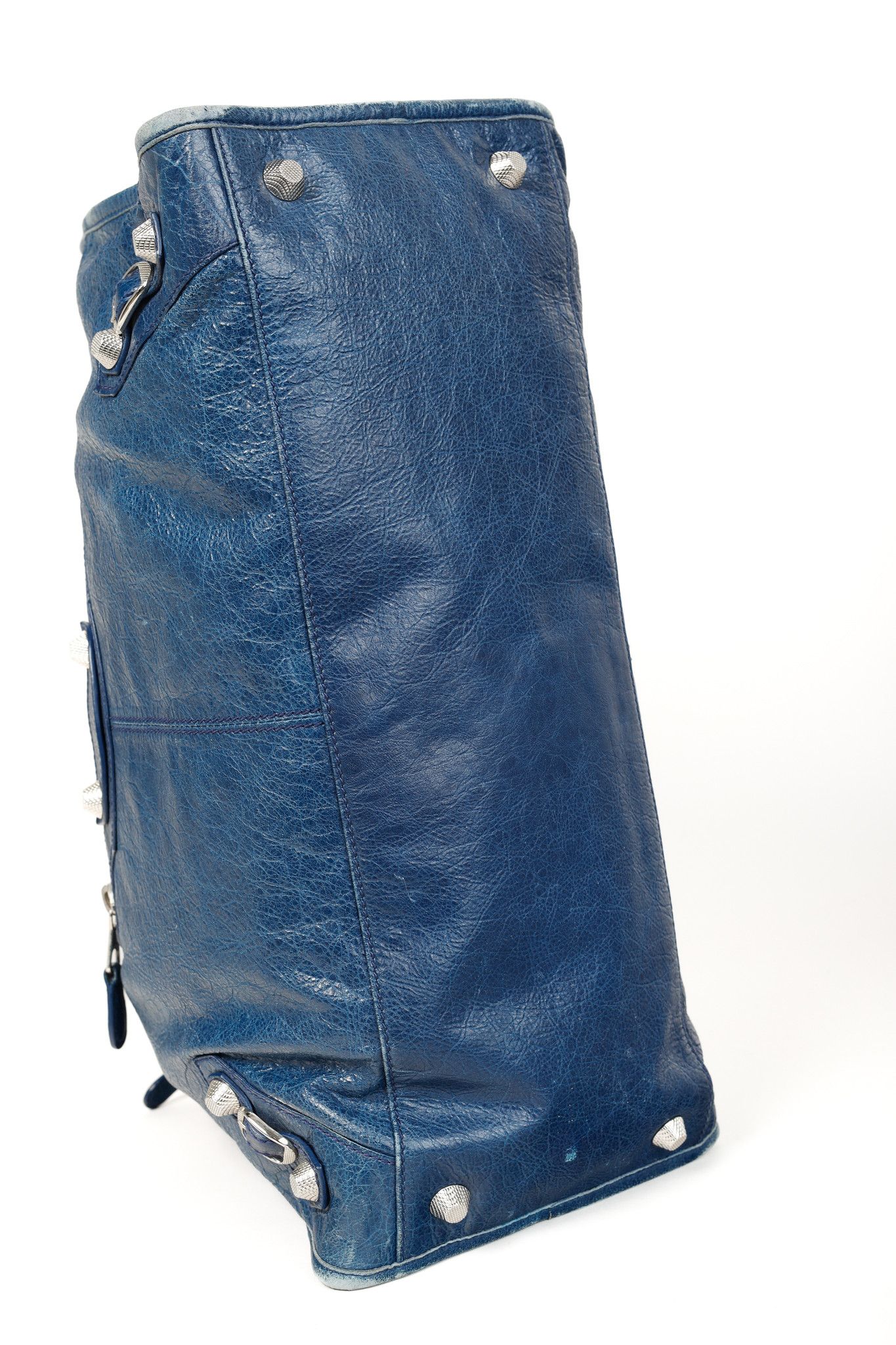 Balenciaga Balenciaga City Wrinkle Leather Slouchy Bag with Giant Studs Size ONE SIZE - 5 Thumbnail