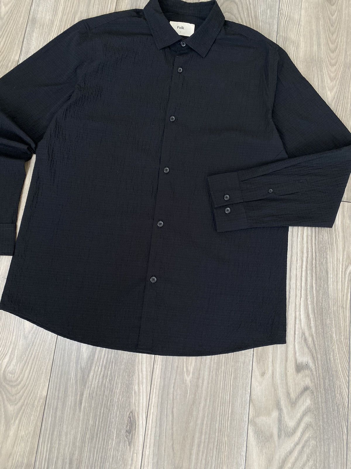 Folk Folk Button’s Shirt Men’s Long Sleeve Black Size L Size US L / EU 52-54 / 3 - 4 Thumbnail