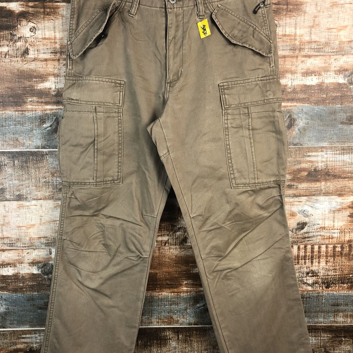Edwin Edwin Brown Cargo utility tactical Multipocket Pants #A2570 Size US 31 - 5 Thumbnail