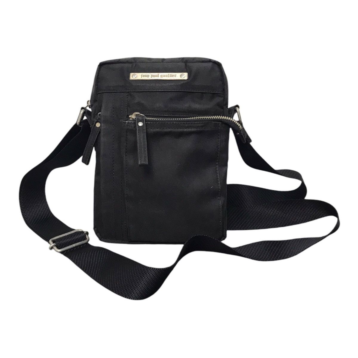 Japanese Brand × Jean Paul Gaultier Jean Paul Gaultier Damage Black Sling Bag Size ONE SIZE - 2 Thumbnail