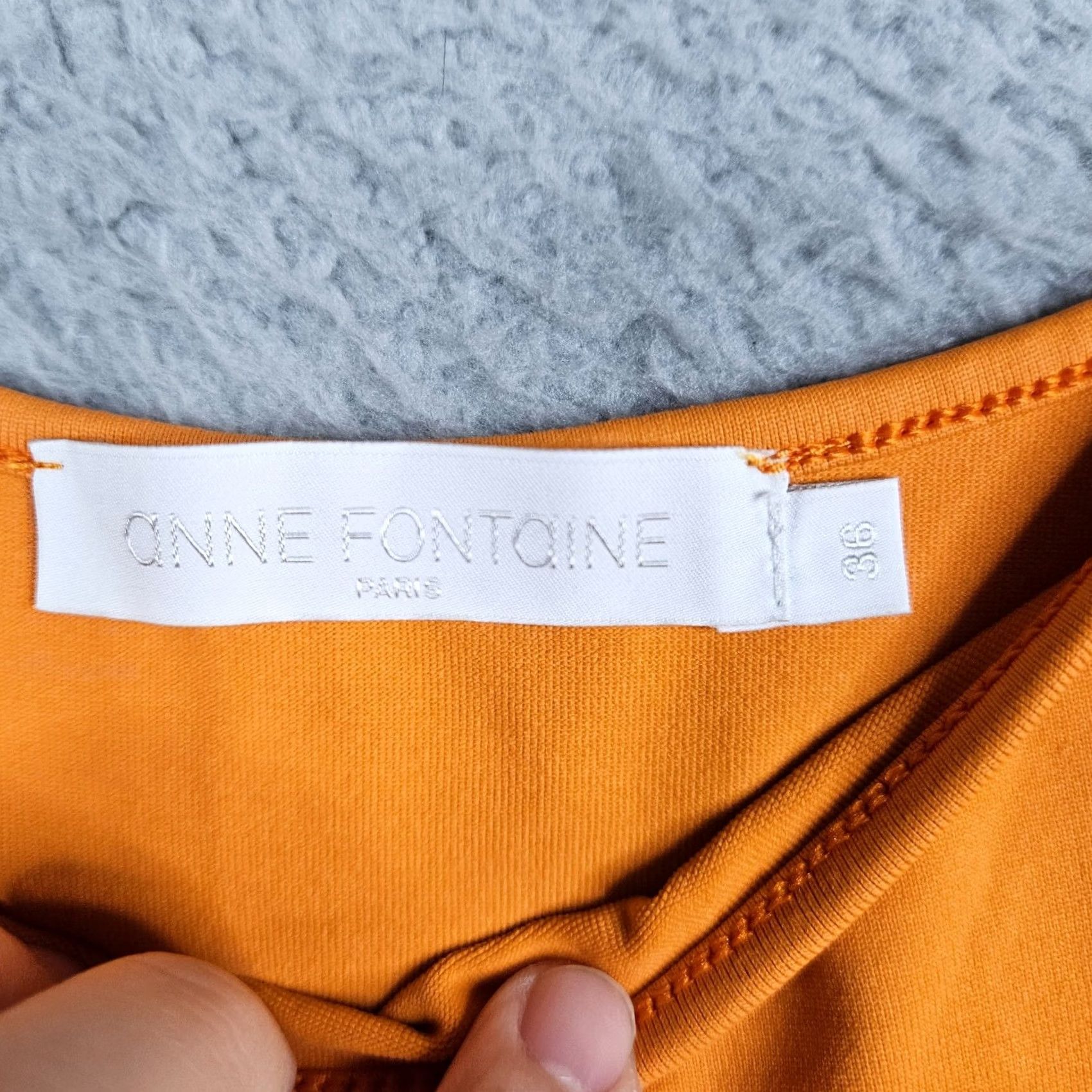 ANNE FONTAINE Anne Fontqine Tank top Women’s Orange Scoop Neck Size 36 Casual Shirt Tank Size XS / US 0-2 / IT 36-38 - 4 Thumbnail
