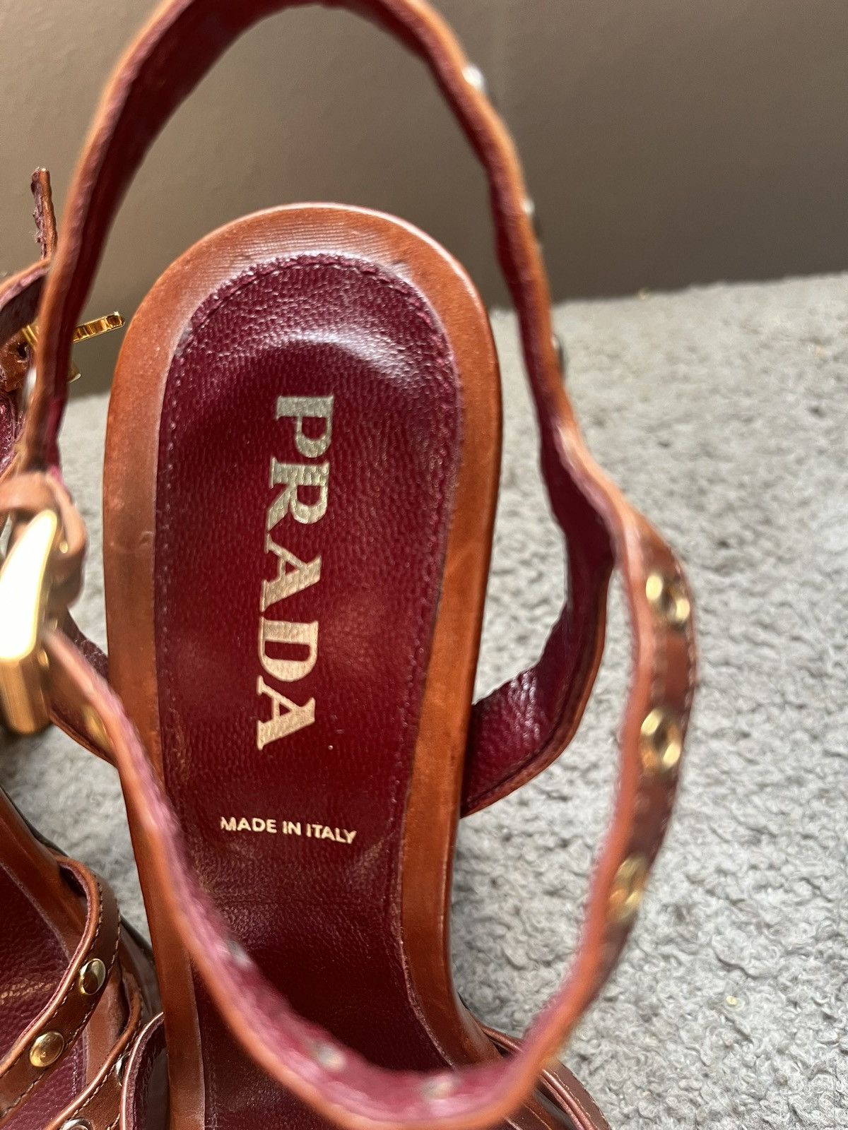 Prada Prada strappy platform Size US 5 / IT 35 - 3 Thumbnail