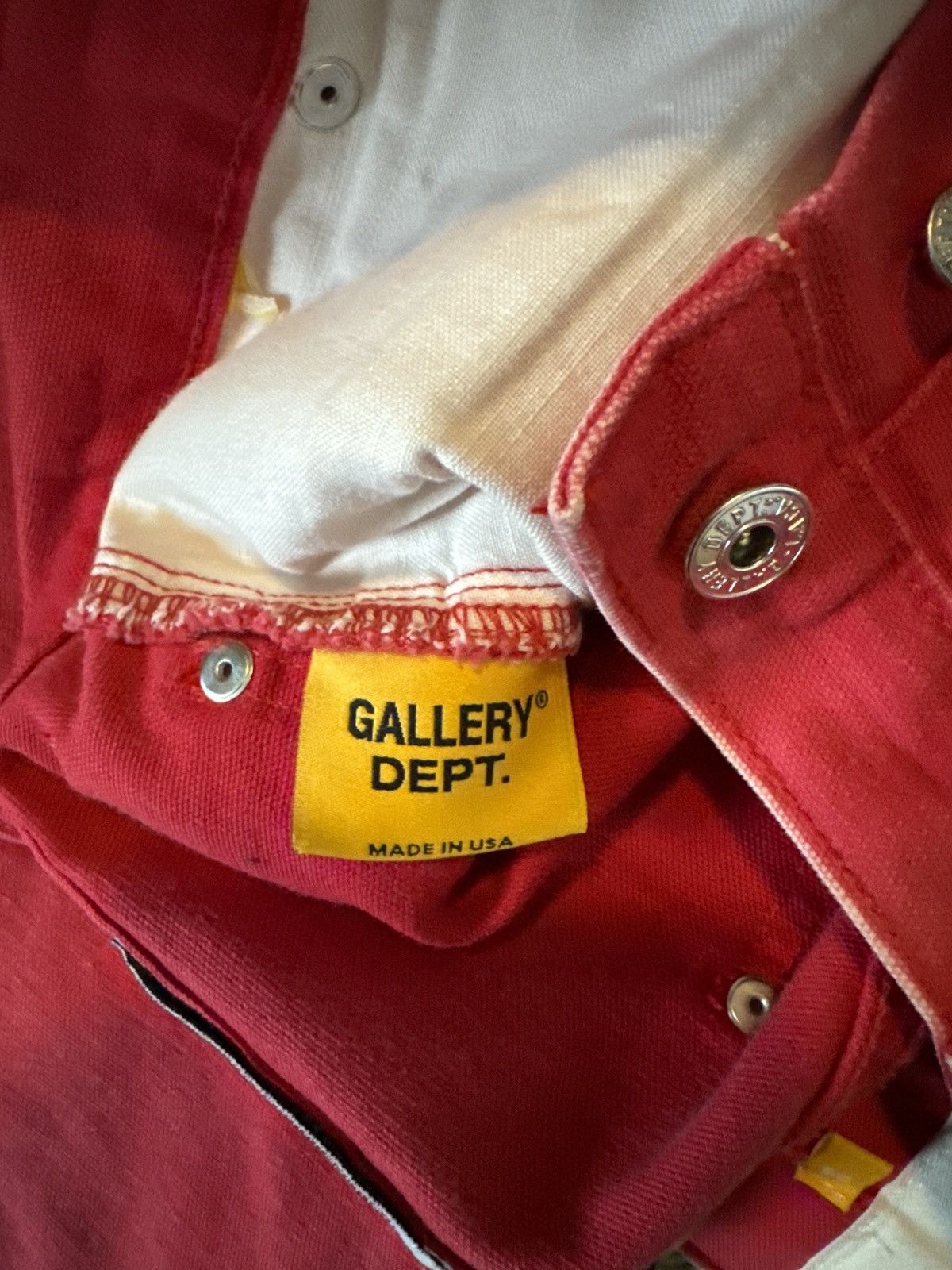 Gallery Dept. Red Wide leg gallery department jeans Size US 29 - 7 Thumbnail
