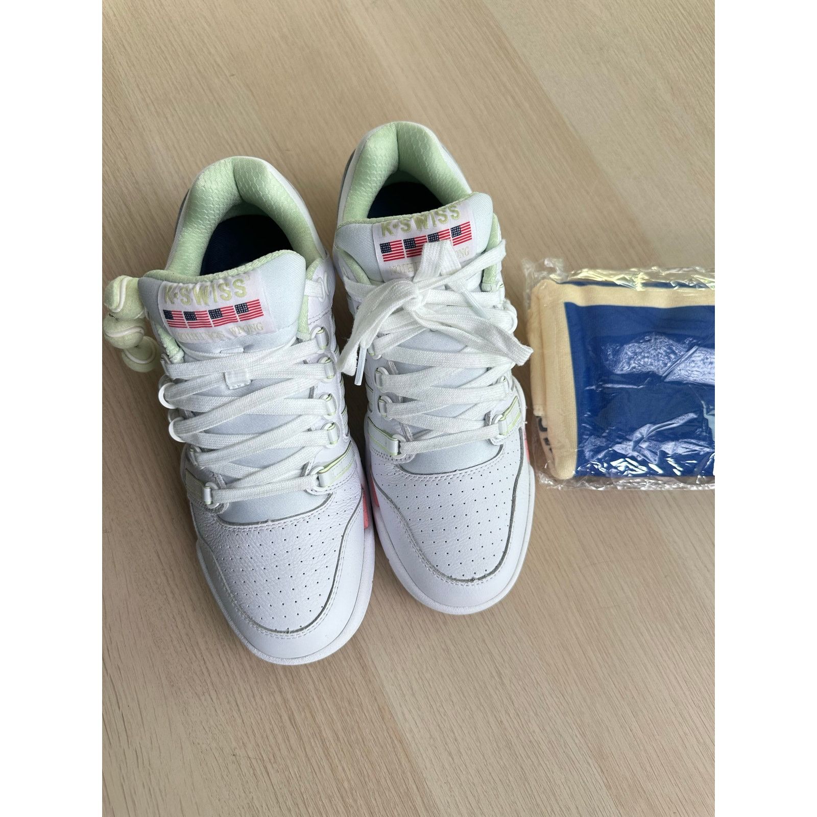 K-Swiss K-Swiss SI-18 x Brocky Marciano White Sneaker - Size 7.5M Size US 7.5 / IT 37.5 - 7 Thumbnail