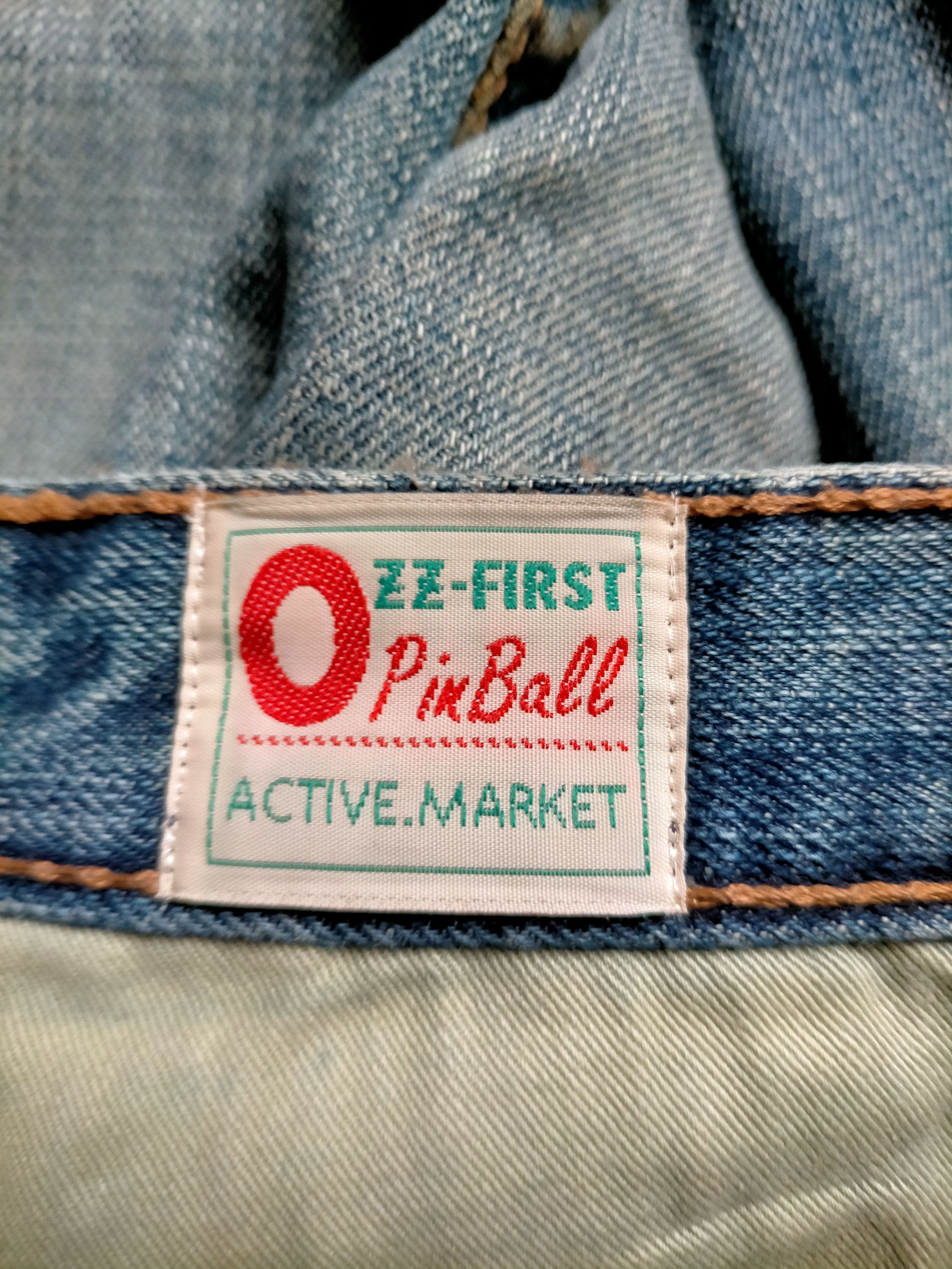 If Six Was Nine × Japanese Brand Ozz First Pin Ball Japan Stude Punk Style Denim Pants Size US 32 / EU 48 - 23 Thumbnail