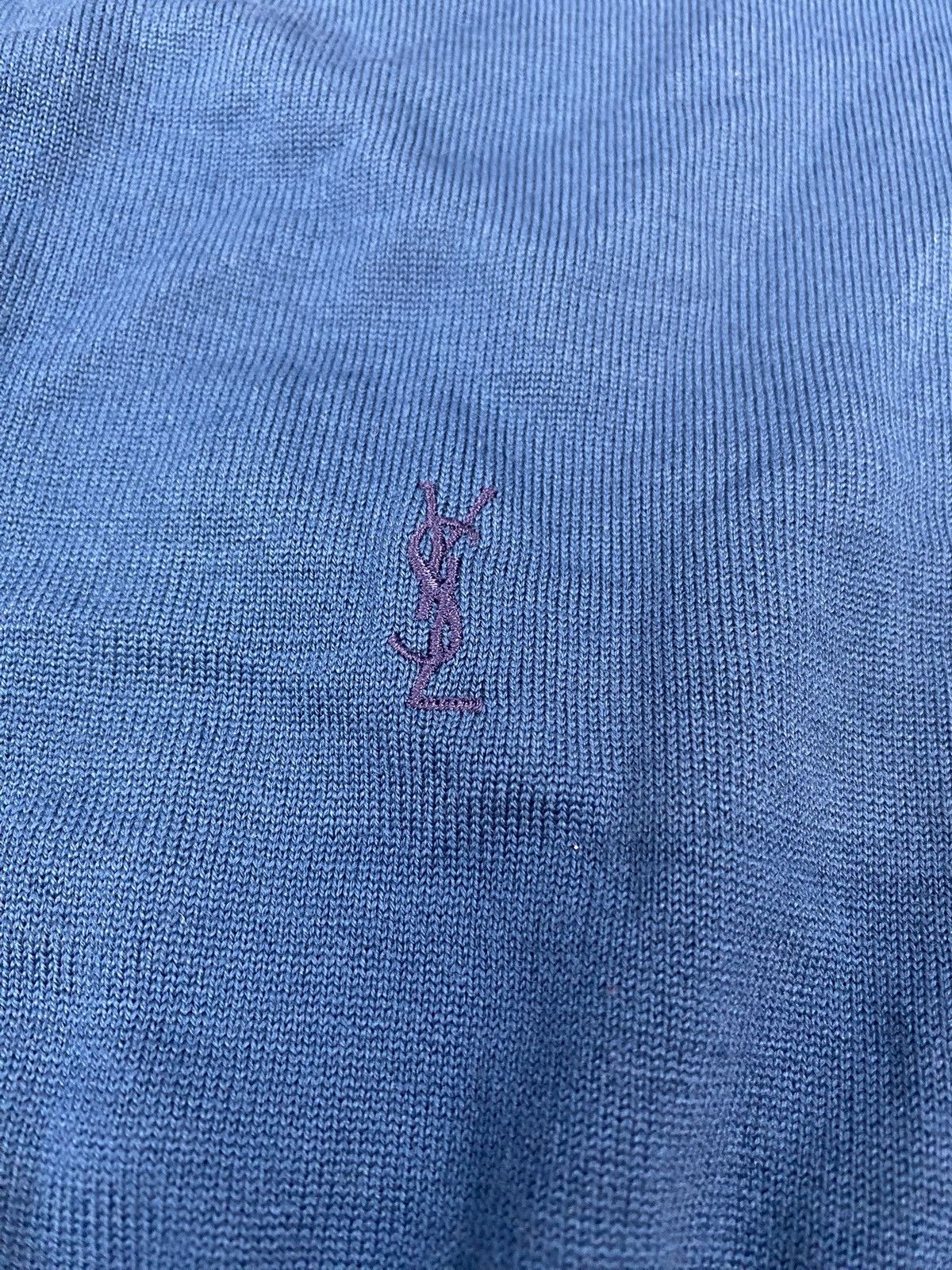 Yves Saint Laurent YVES SAINT LAURENT WOOL CARDIGAN SWETER 80s LUXURY VINTAGE Size US XL / EU 56 / 4 - 5 Thumbnail