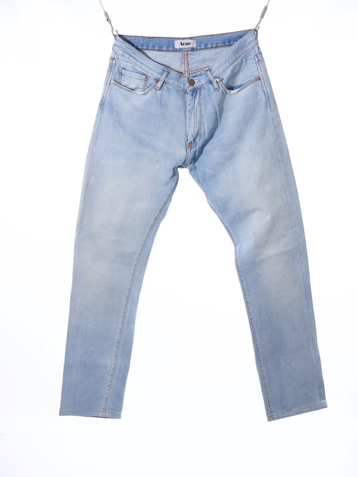 Acne Studios Acne Studios Mod/Le light Slim Straight Fit Luxury Jeans Size US 33 - 4 Thumbnail