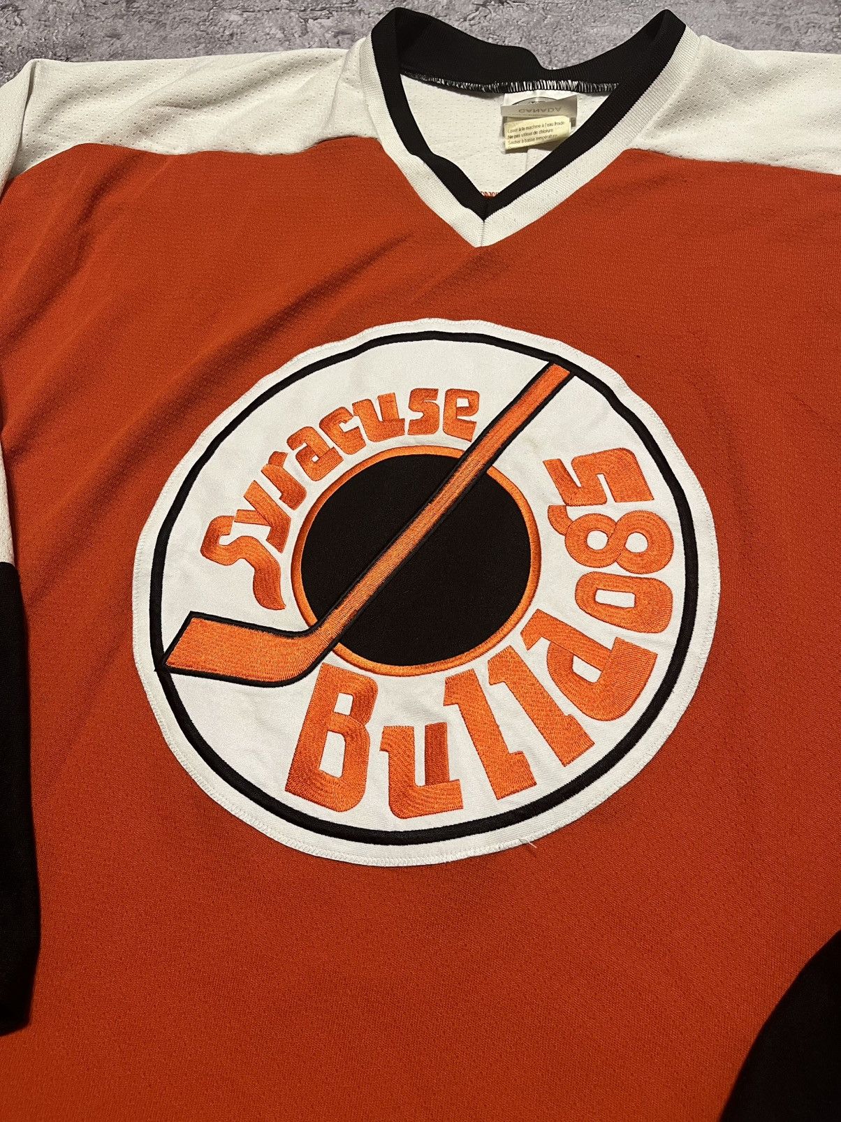 NHL Vintage RARE 2 Oligthorpe Syracuse Bulldogs jersey Size US XXL / EU 58 / 5 - 3 Thumbnail