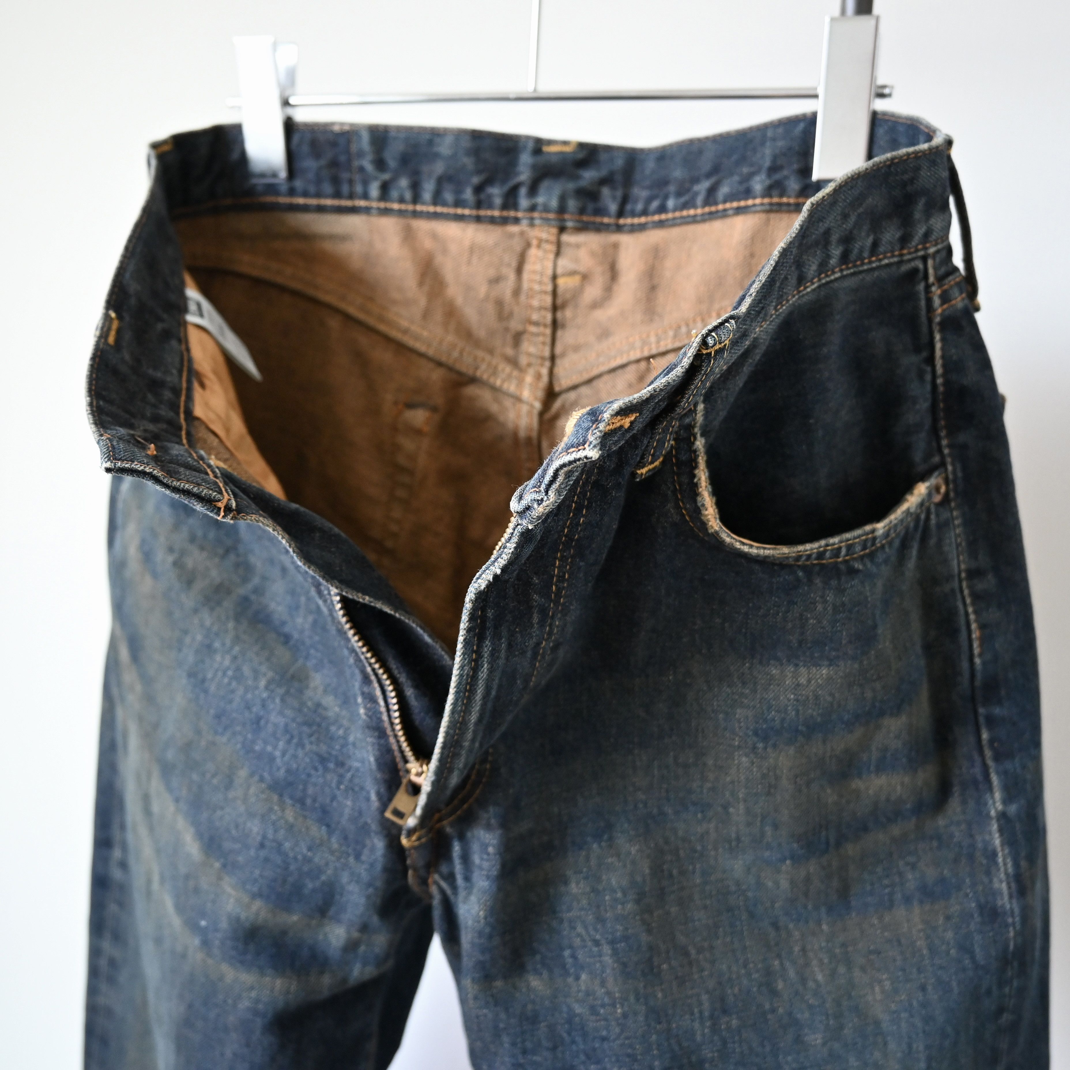 Edwin VTG 1990s EDWIN selvedged jeans, muddy wash, made in Japan Size US 32 / EU 48 - 8 Thumbnail