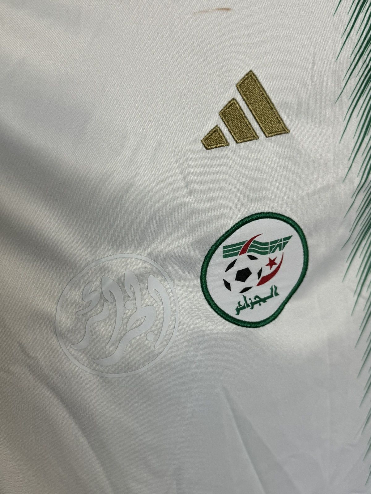 Adidas KIDS New Algeria 22/23 Home Football Jersey T-Shirt Size US XS / EU 42 / 0 - 3 Thumbnail