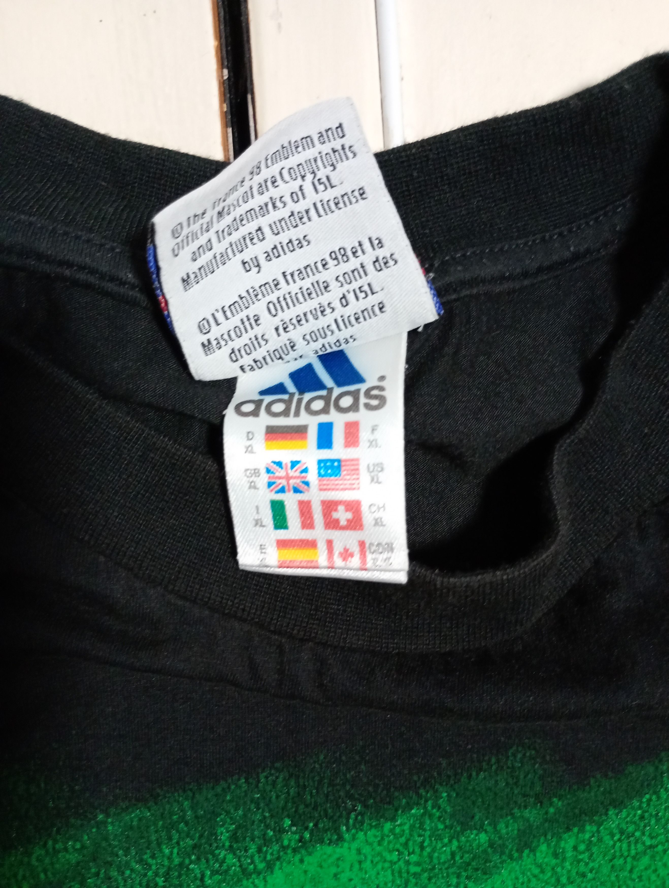Adidas Adidas France 98 CUP T -Shirt Vintage Size US XL / EU 56 / 4 - 11 Thumbnail