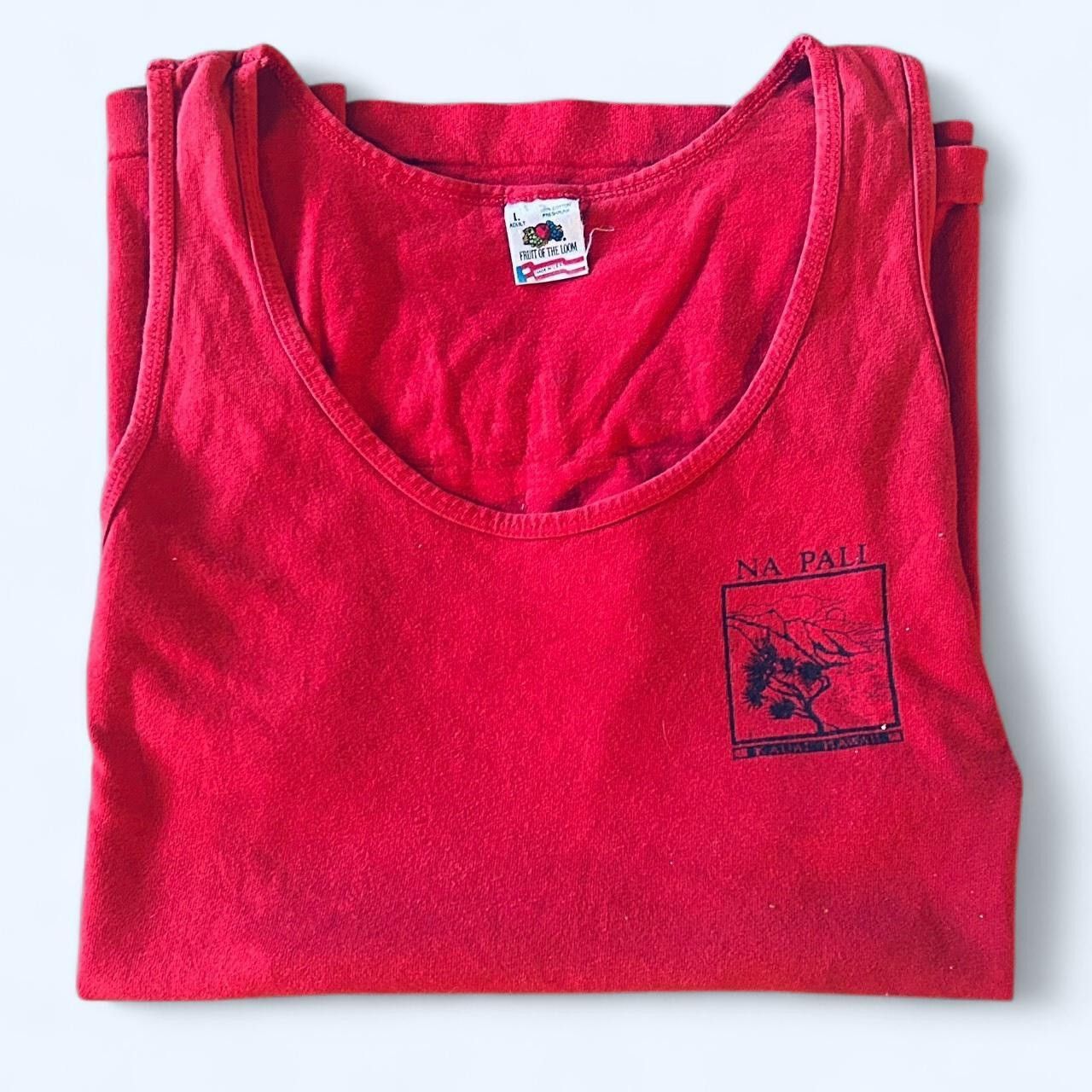 Vintage Vintage ‘80s Kauai Hawaii Tank Top - Large Size US L / EU 52-54 / 3 - 1 Thumbnail