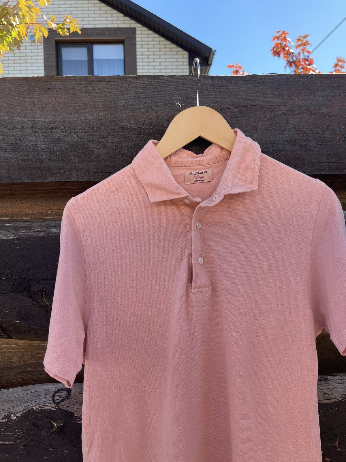 Gran Sasso Gran Sasso peach polo shirt Size US M / EU 48-50 / 2 - 6 Thumbnail