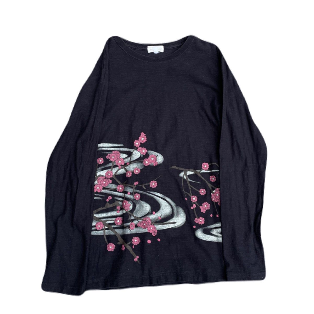 If Six Was Nine 2000s Japanese Yakuza Sukajan Long Sleeve Tee Archive Y2K Size US L / EU 52-54 / 3 - 4 Thumbnail