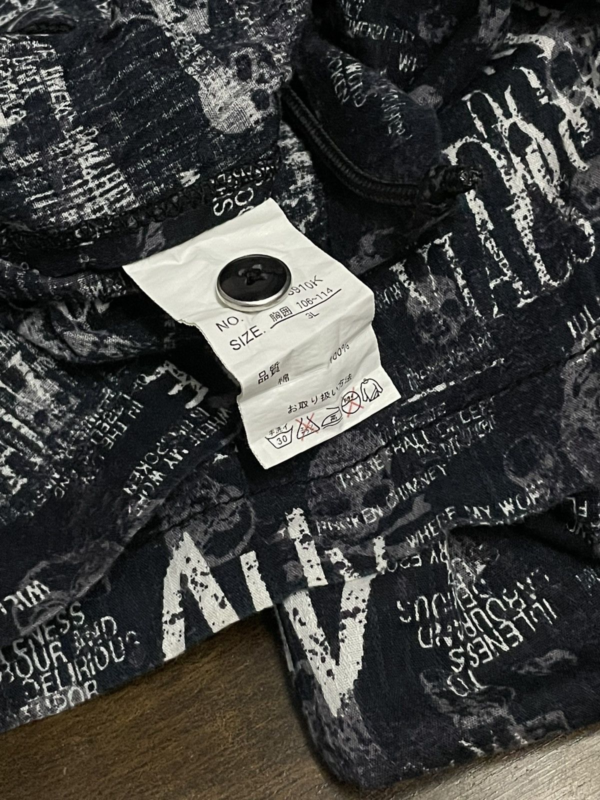 Japanese Brand Vintage 90s Japan Designer Splendid Satisfaction Punk Skull Size US M / EU 48-50 / 2 - 13 Thumbnail