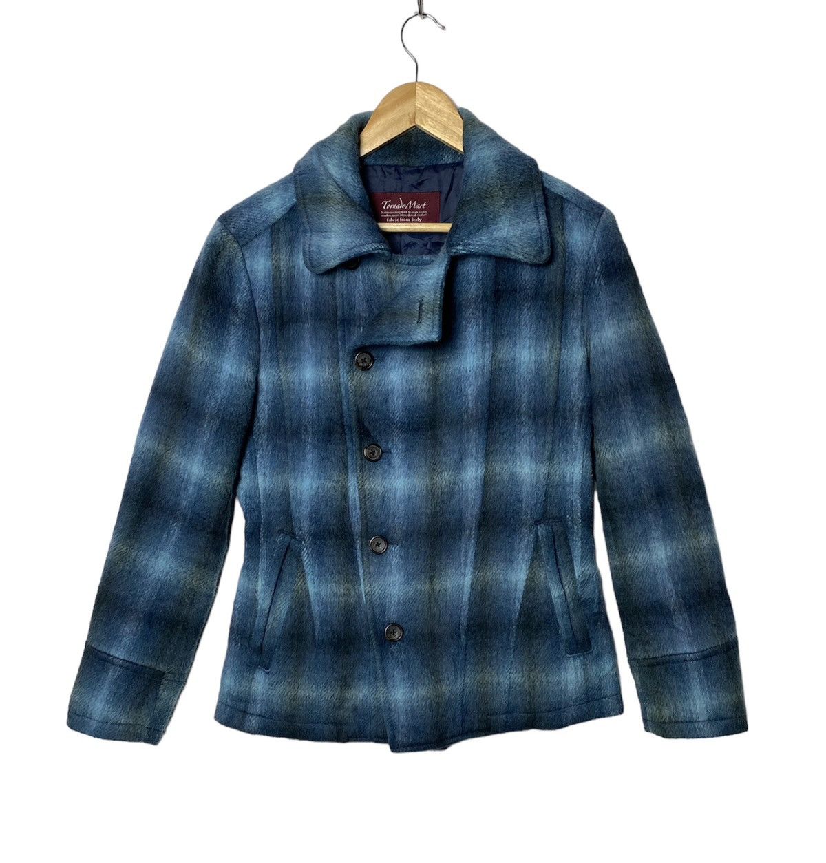 Tornado Mart Tornado Mart Checkered Down Jacket Size M / US 6-8 / IT 42-44 - 1 Thumbnail